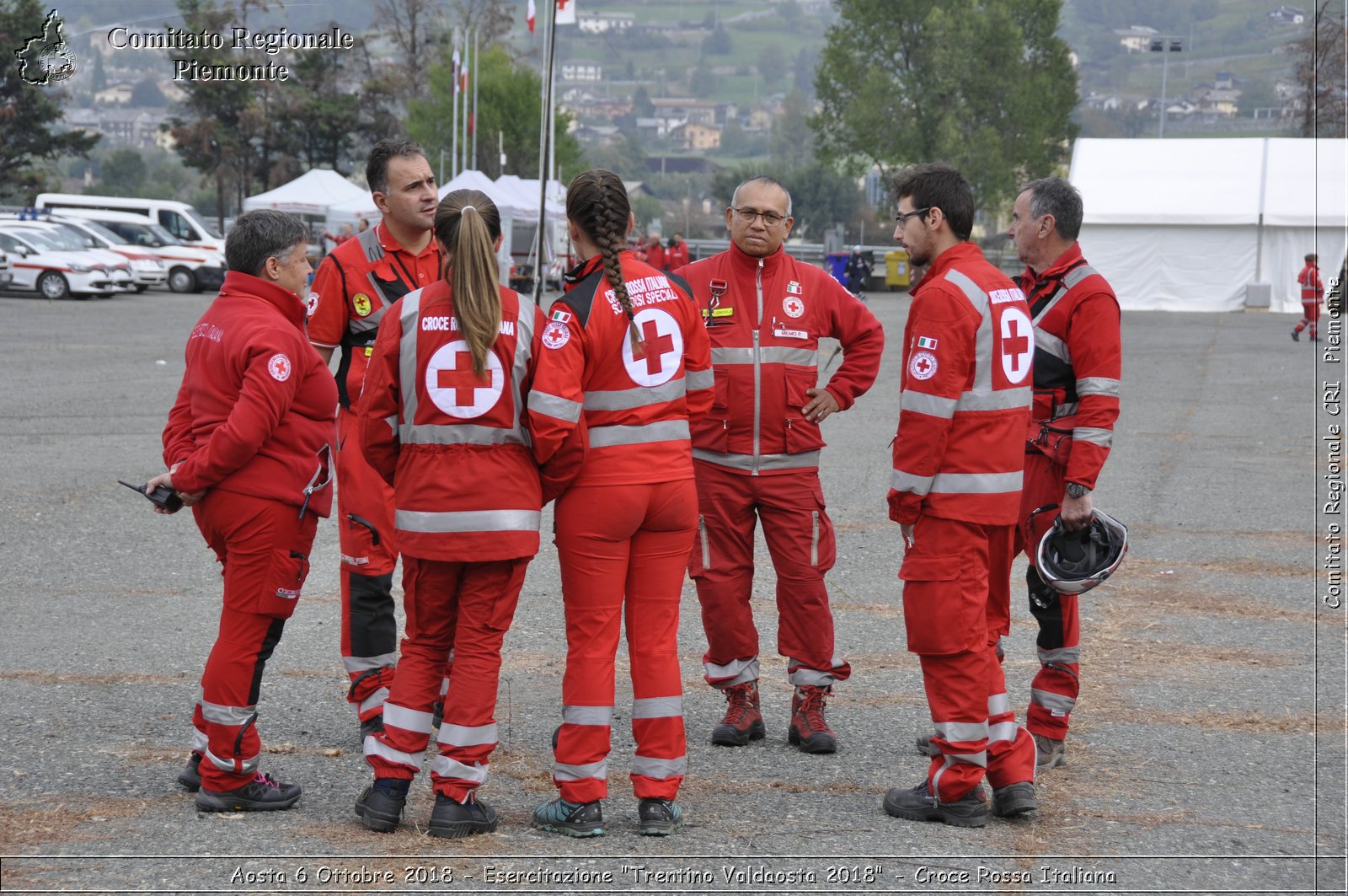 Aosta 6 Ottobre 2018 - Esercitazione "Trentino Valdaosta 2018" - Croce Rossa Italiana- Comitato Regionale del Piemonte