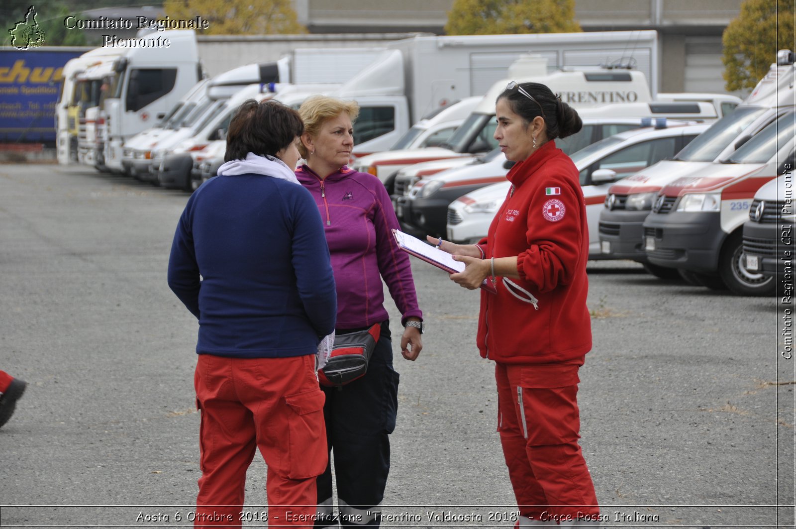 Aosta 6 Ottobre 2018 - Esercitazione "Trentino Valdaosta 2018" - Croce Rossa Italiana- Comitato Regionale del Piemonte