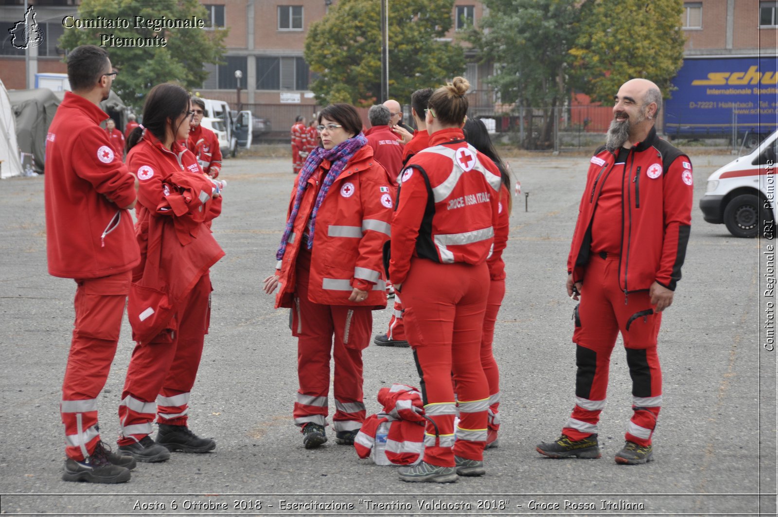 Aosta 6 Ottobre 2018 - Esercitazione "Trentino Valdaosta 2018" - Croce Rossa Italiana- Comitato Regionale del Piemonte