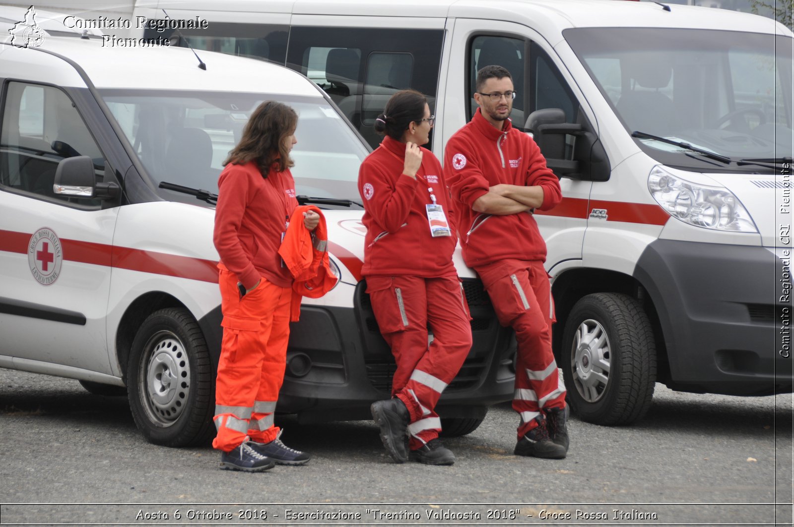 Aosta 6 Ottobre 2018 - Esercitazione "Trentino Valdaosta 2018" - Croce Rossa Italiana- Comitato Regionale del Piemonte