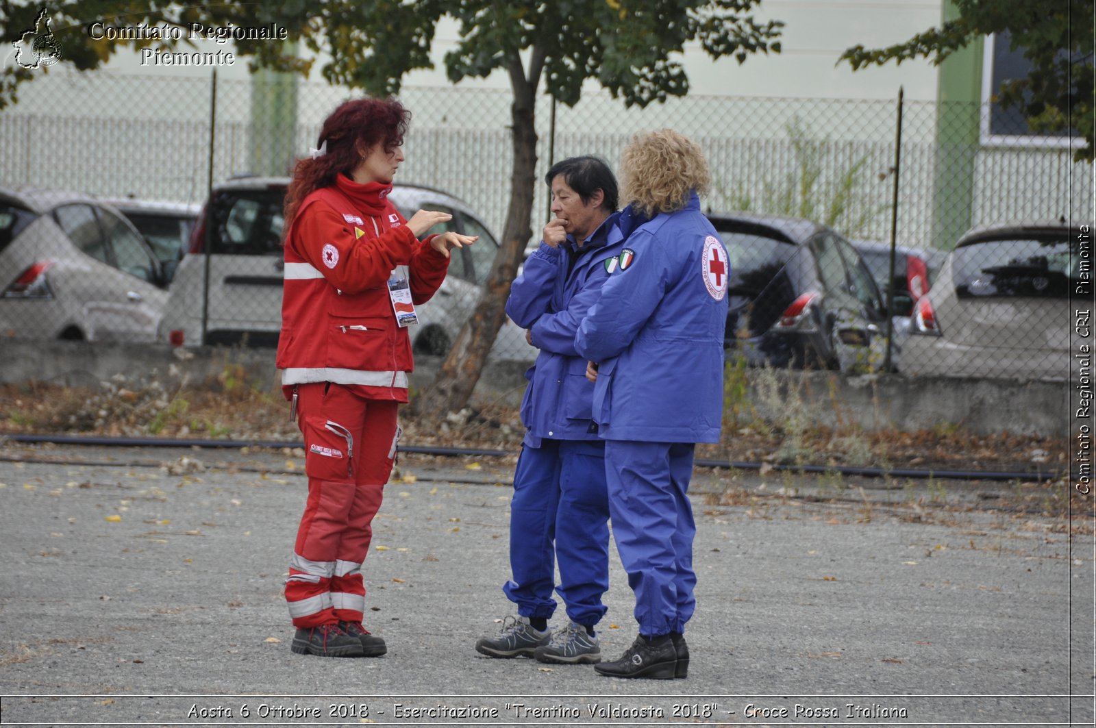 Aosta 6 Ottobre 2018 - Esercitazione "Trentino Valdaosta 2018" - Croce Rossa Italiana- Comitato Regionale del Piemonte