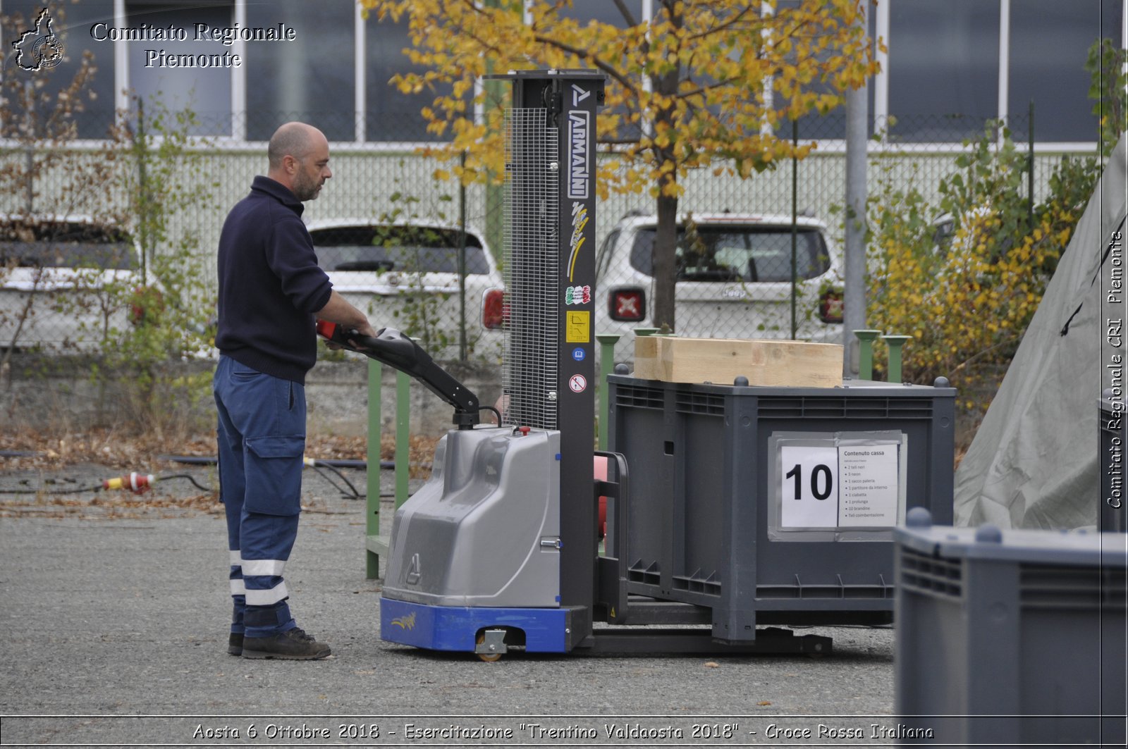 Aosta 6 Ottobre 2018 - Esercitazione "Trentino Valdaosta 2018" - Croce Rossa Italiana- Comitato Regionale del Piemonte