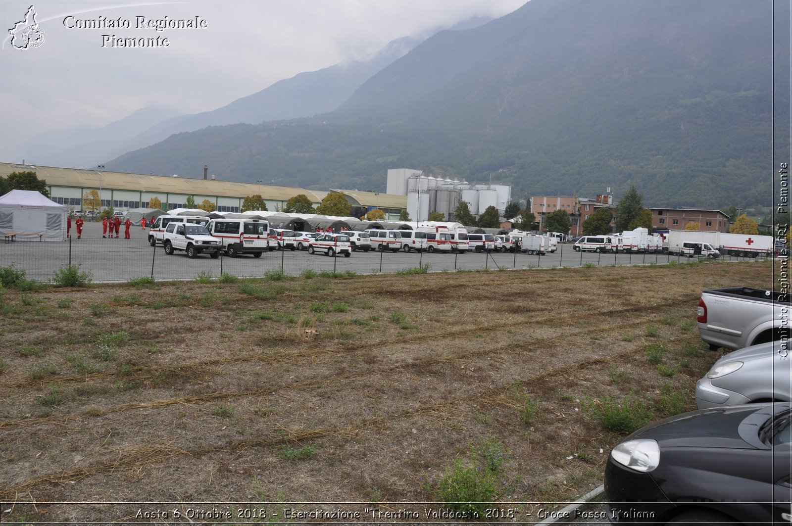 Aosta 6 Ottobre 2018 - Esercitazione "Trentino Valdaosta 2018" - Croce Rossa Italiana- Comitato Regionale del Piemonte