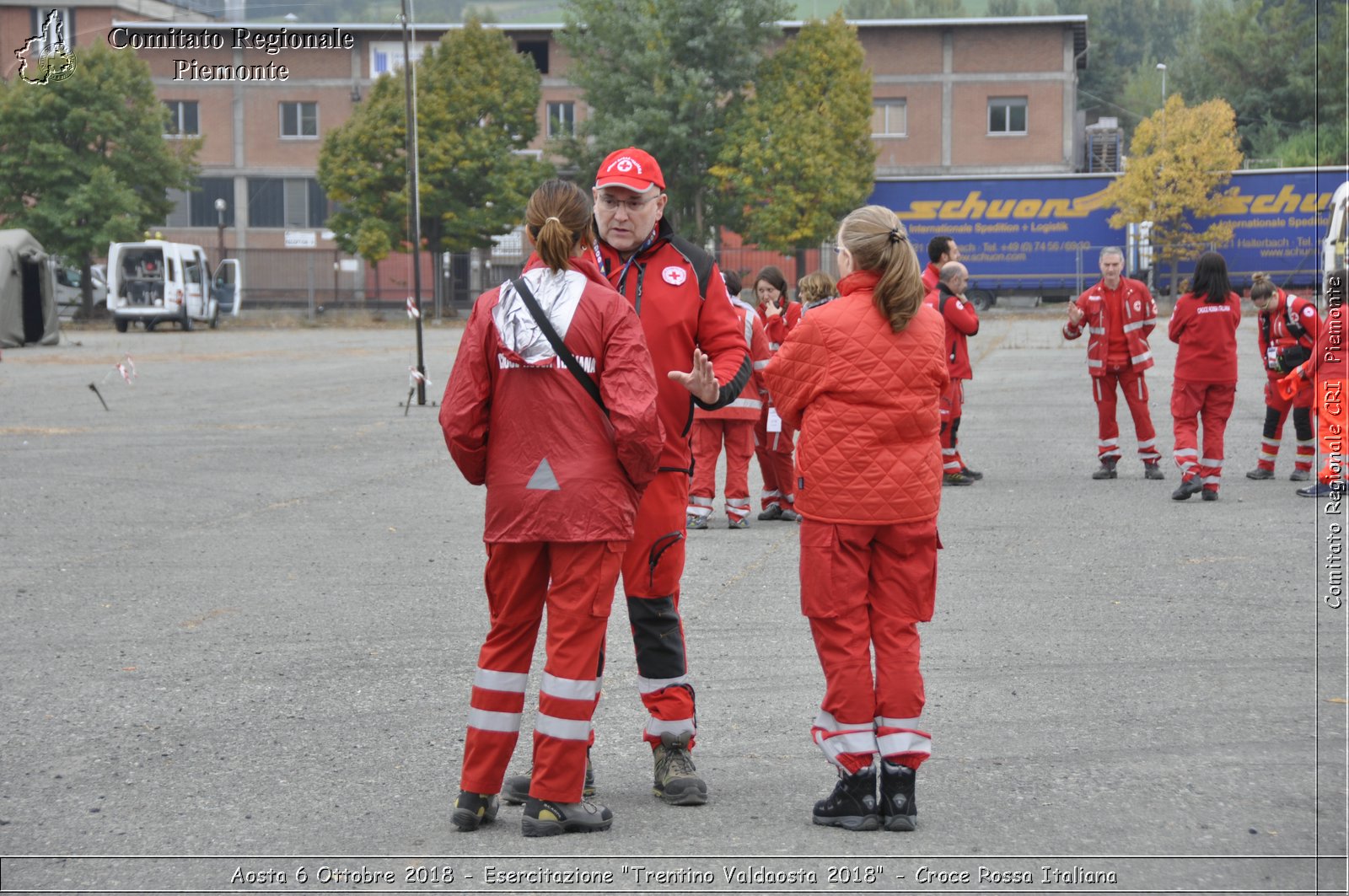 Aosta 6 Ottobre 2018 - Esercitazione "Trentino Valdaosta 2018" - Croce Rossa Italiana- Comitato Regionale del Piemonte