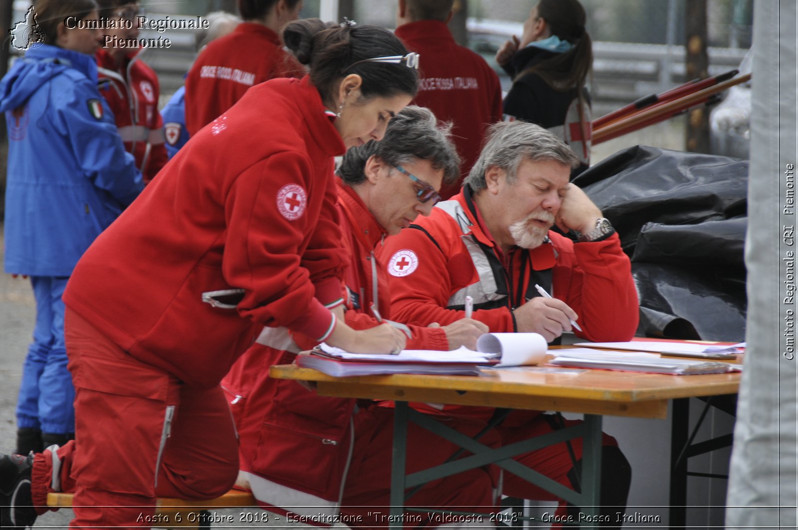 Aosta 6 Ottobre 2018 - Esercitazione "Trentino Valdaosta 2018" - Croce Rossa Italiana- Comitato Regionale del Piemonte