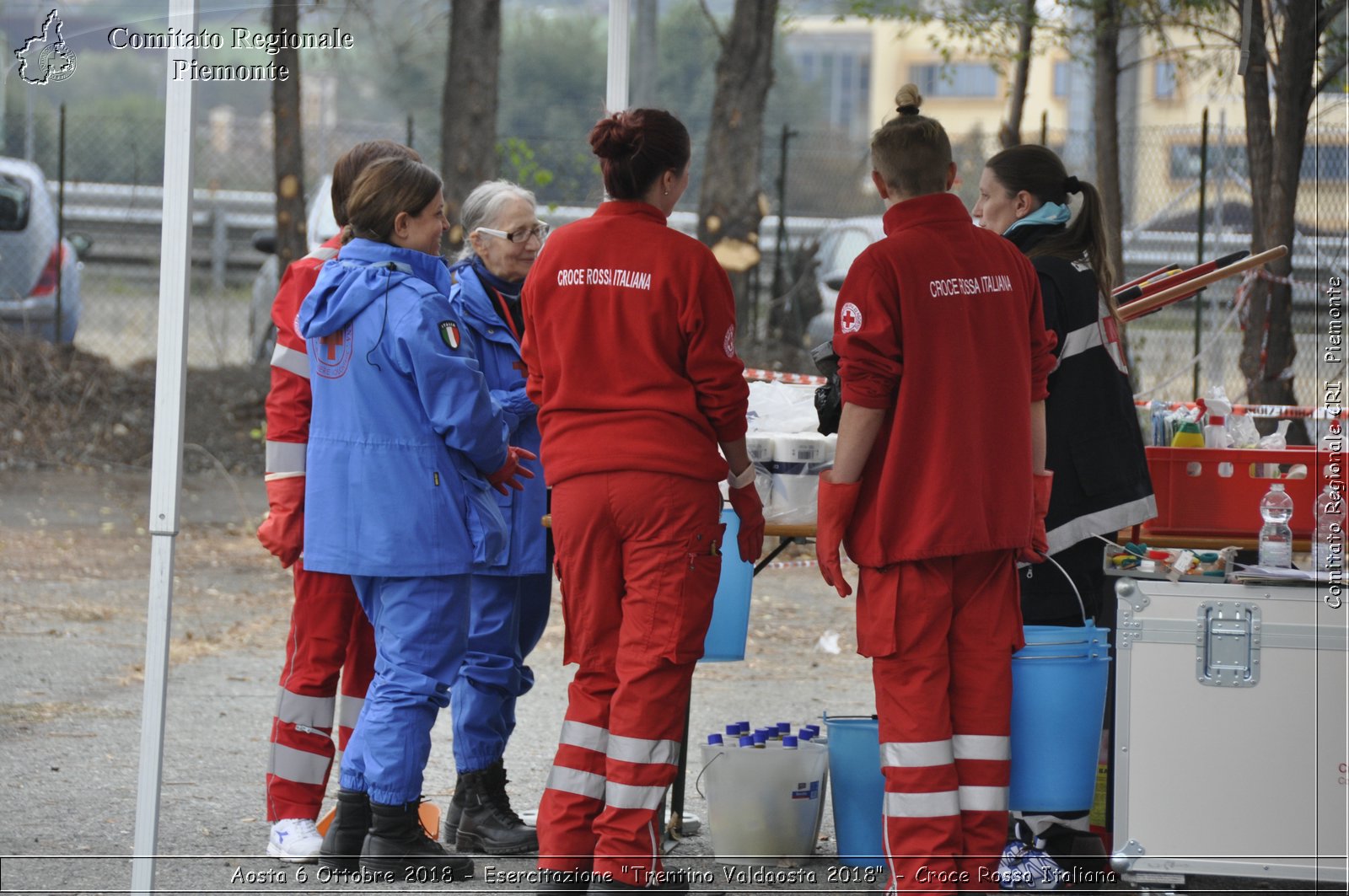 Aosta 6 Ottobre 2018 - Esercitazione "Trentino Valdaosta 2018" - Croce Rossa Italiana- Comitato Regionale del Piemonte