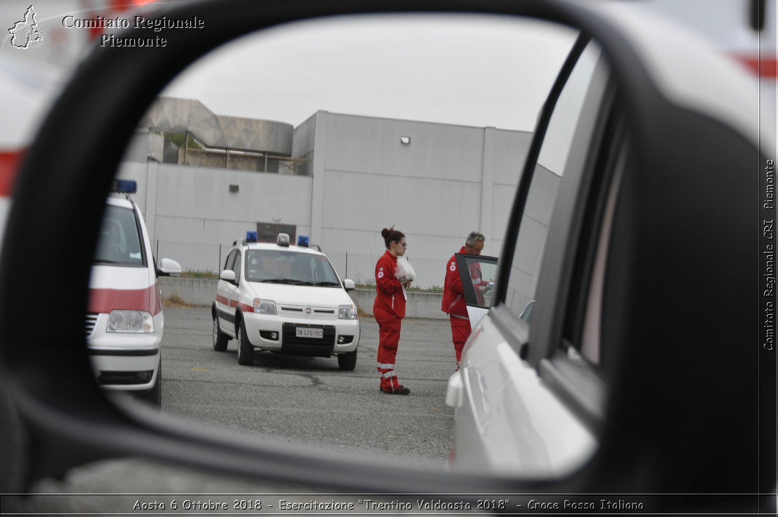 Aosta 6 Ottobre 2018 - Esercitazione "Trentino Valdaosta 2018" - Croce Rossa Italiana- Comitato Regionale del Piemonte