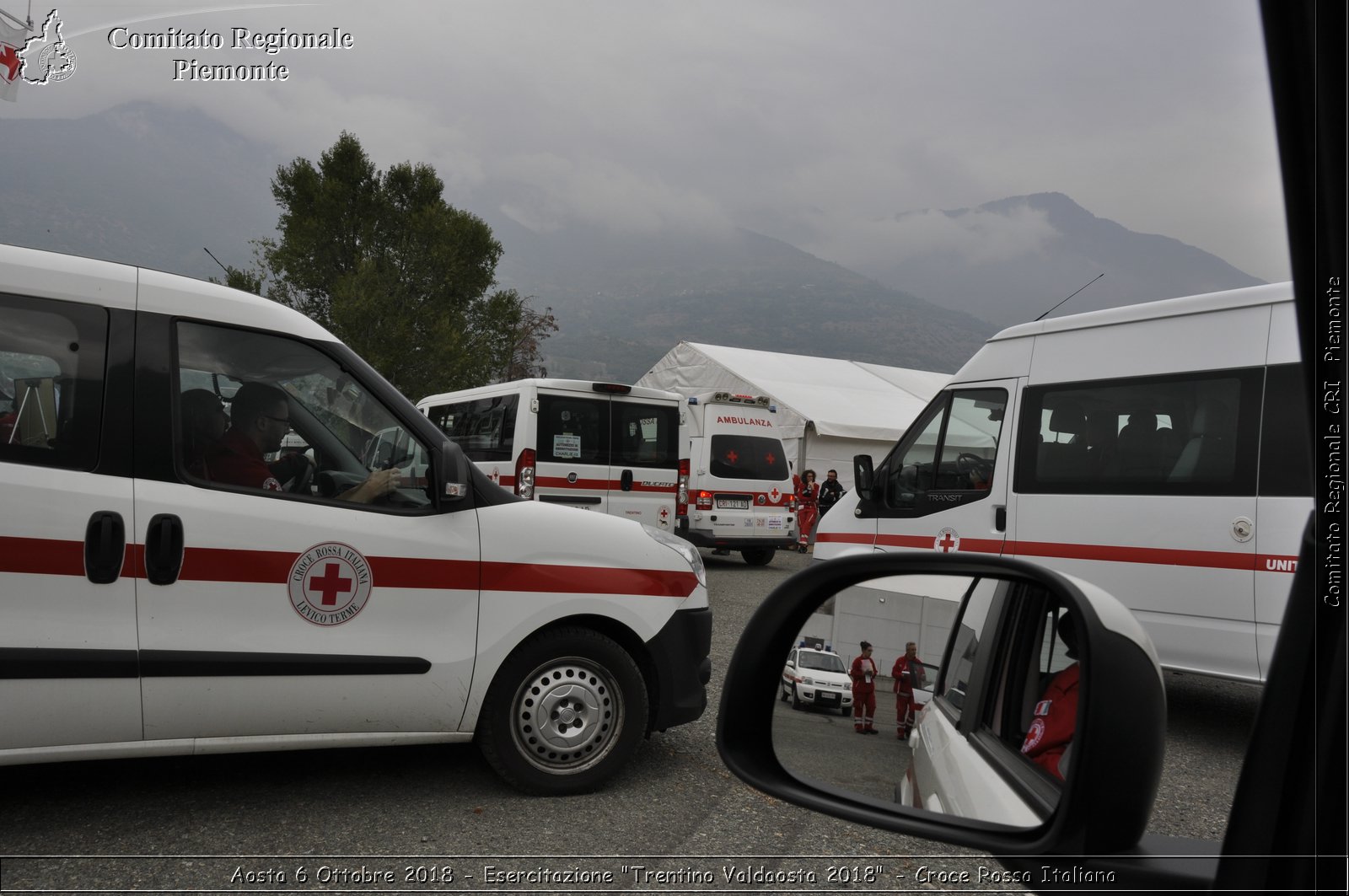 Aosta 6 Ottobre 2018 - Esercitazione "Trentino Valdaosta 2018" - Croce Rossa Italiana- Comitato Regionale del Piemonte