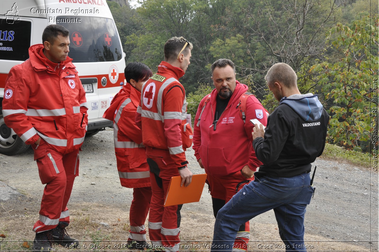 Aosta 6 Ottobre 2018 - Esercitazione "Trentino Valdaosta 2018" - Croce Rossa Italiana- Comitato Regionale del Piemonte