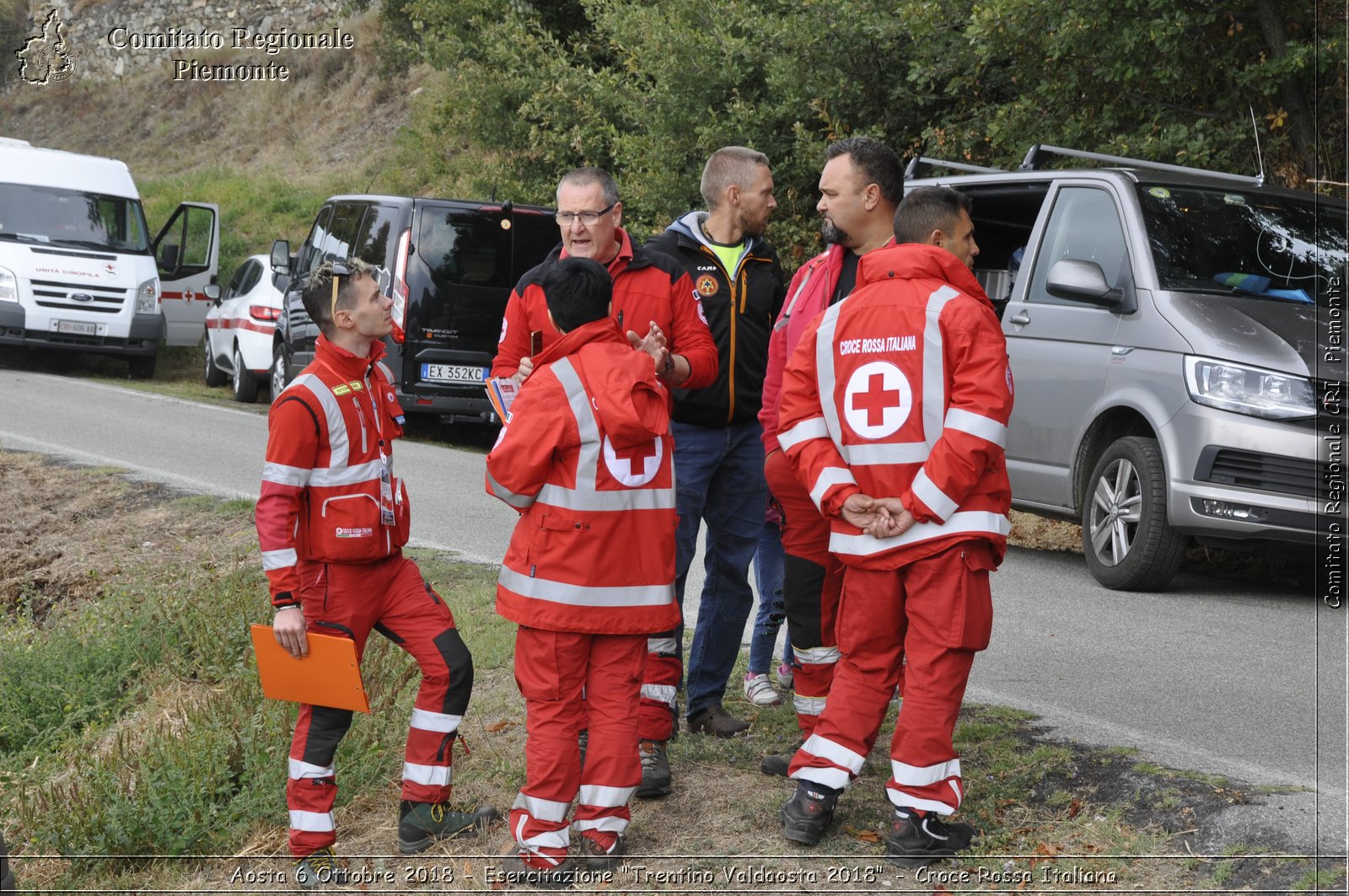 Aosta 6 Ottobre 2018 - Esercitazione "Trentino Valdaosta 2018" - Croce Rossa Italiana- Comitato Regionale del Piemonte