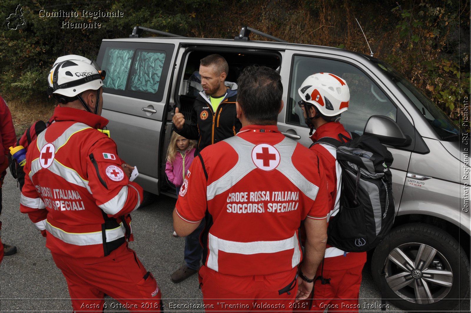 Aosta 6 Ottobre 2018 - Esercitazione "Trentino Valdaosta 2018" - Croce Rossa Italiana- Comitato Regionale del Piemonte