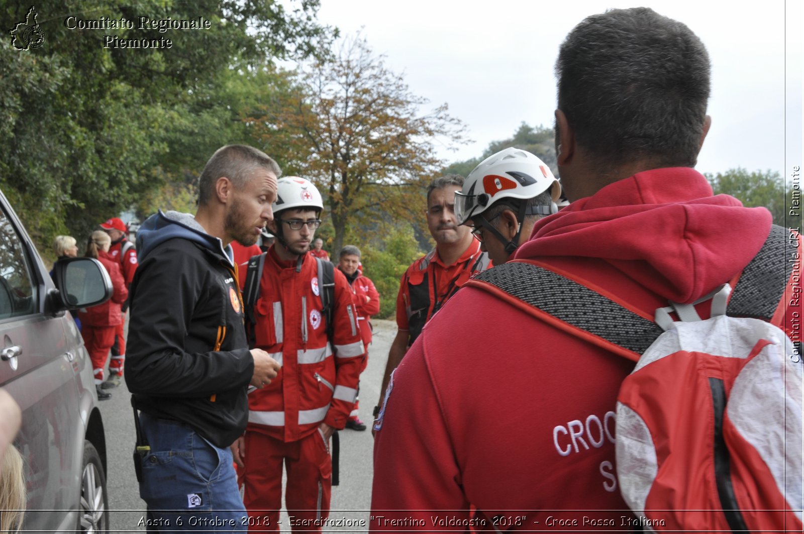 Aosta 6 Ottobre 2018 - Esercitazione "Trentino Valdaosta 2018" - Croce Rossa Italiana- Comitato Regionale del Piemonte