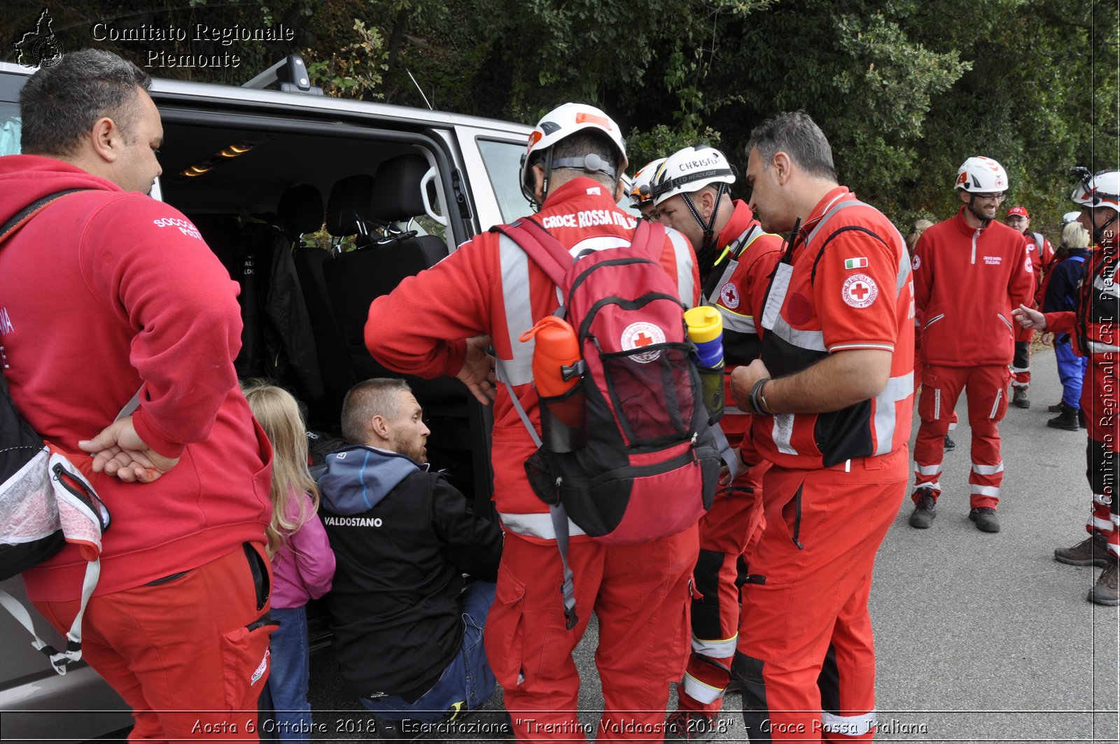 Aosta 6 Ottobre 2018 - Esercitazione "Trentino Valdaosta 2018" - Croce Rossa Italiana- Comitato Regionale del Piemonte