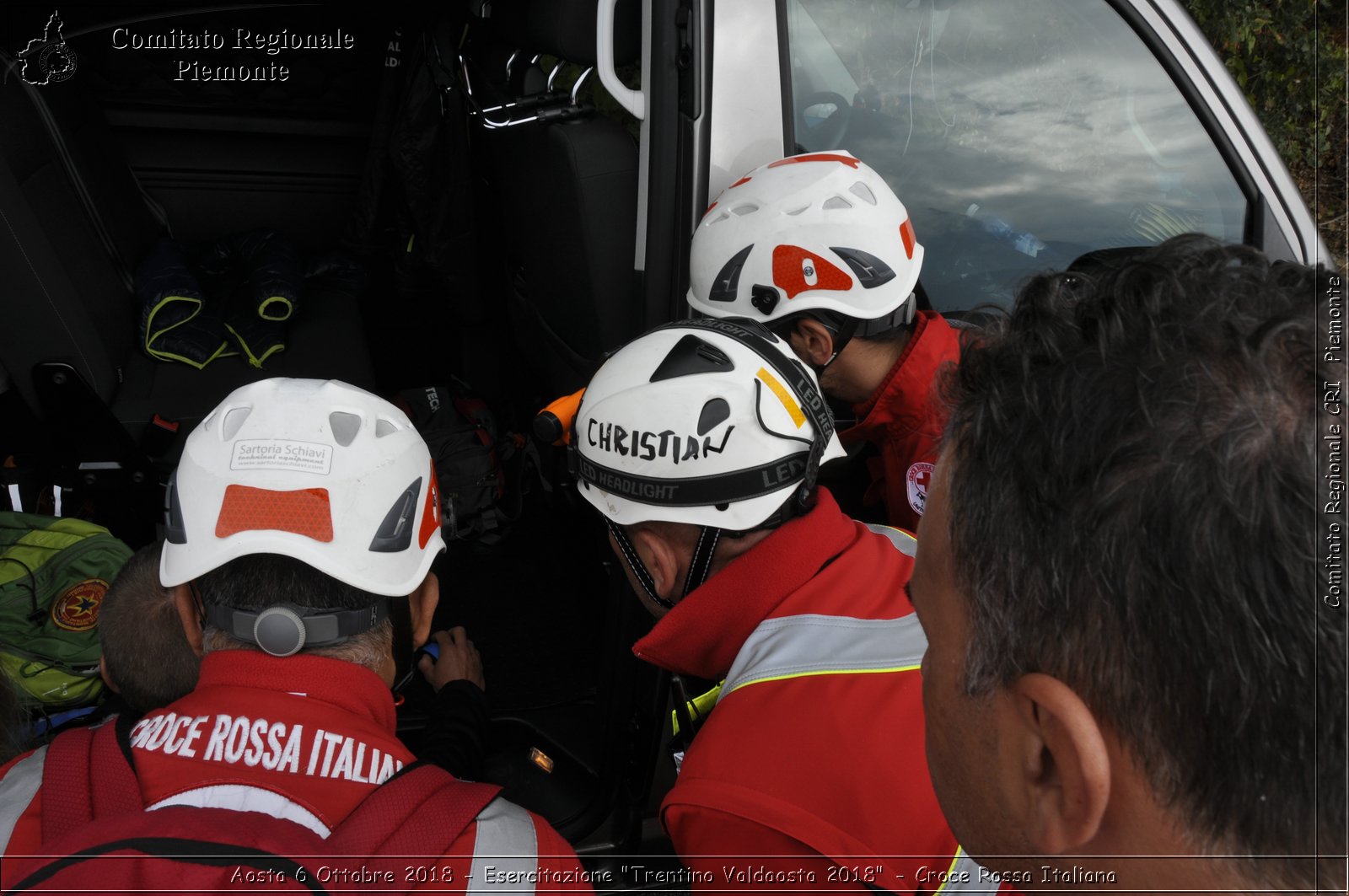 Aosta 6 Ottobre 2018 - Esercitazione "Trentino Valdaosta 2018" - Croce Rossa Italiana- Comitato Regionale del Piemonte