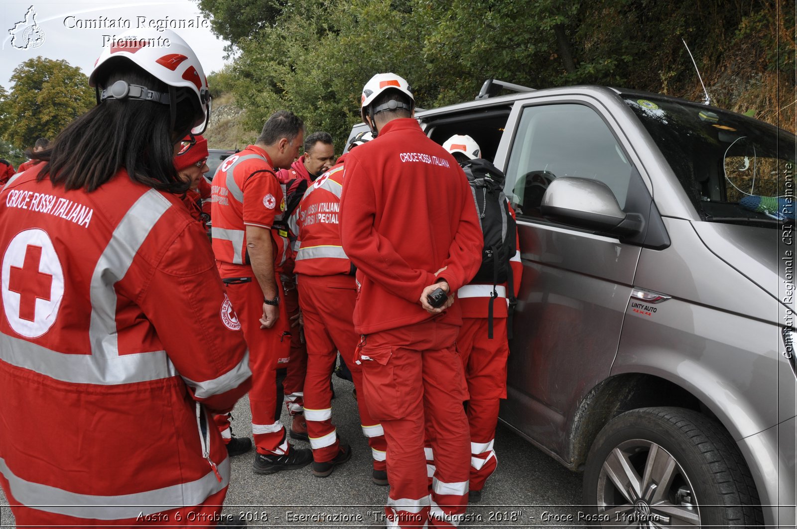 Aosta 6 Ottobre 2018 - Esercitazione "Trentino Valdaosta 2018" - Croce Rossa Italiana- Comitato Regionale del Piemonte