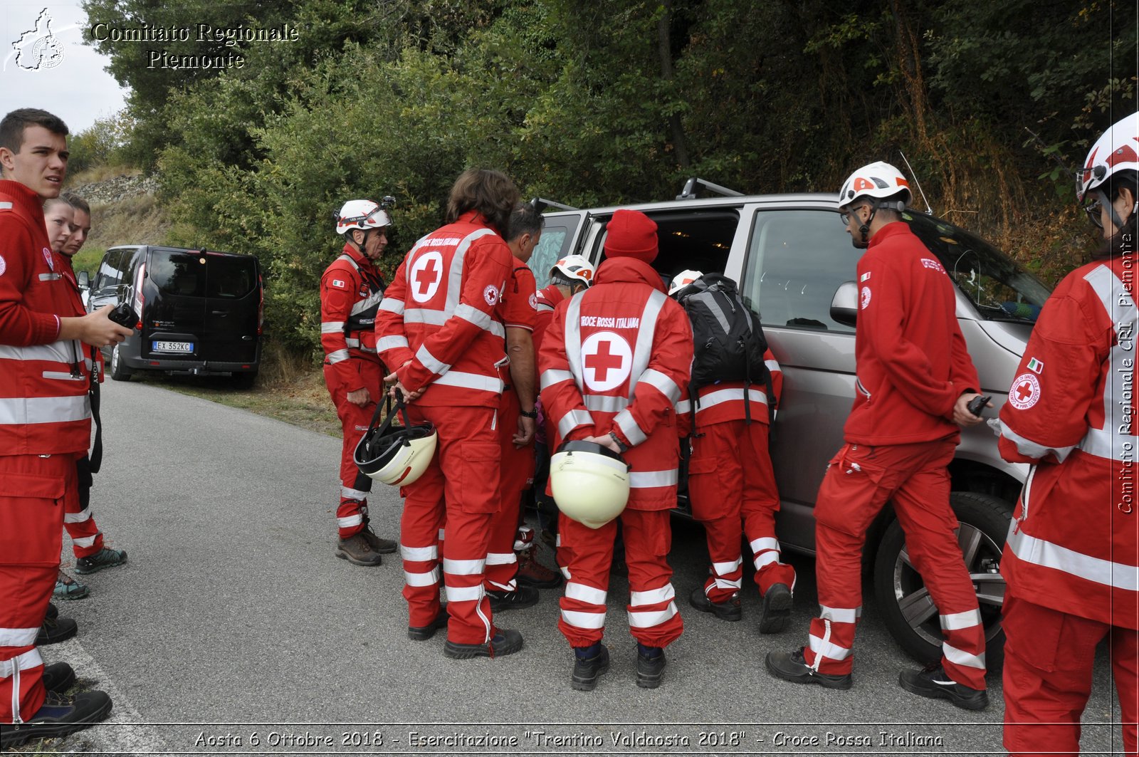 Aosta 6 Ottobre 2018 - Esercitazione "Trentino Valdaosta 2018" - Croce Rossa Italiana- Comitato Regionale del Piemonte