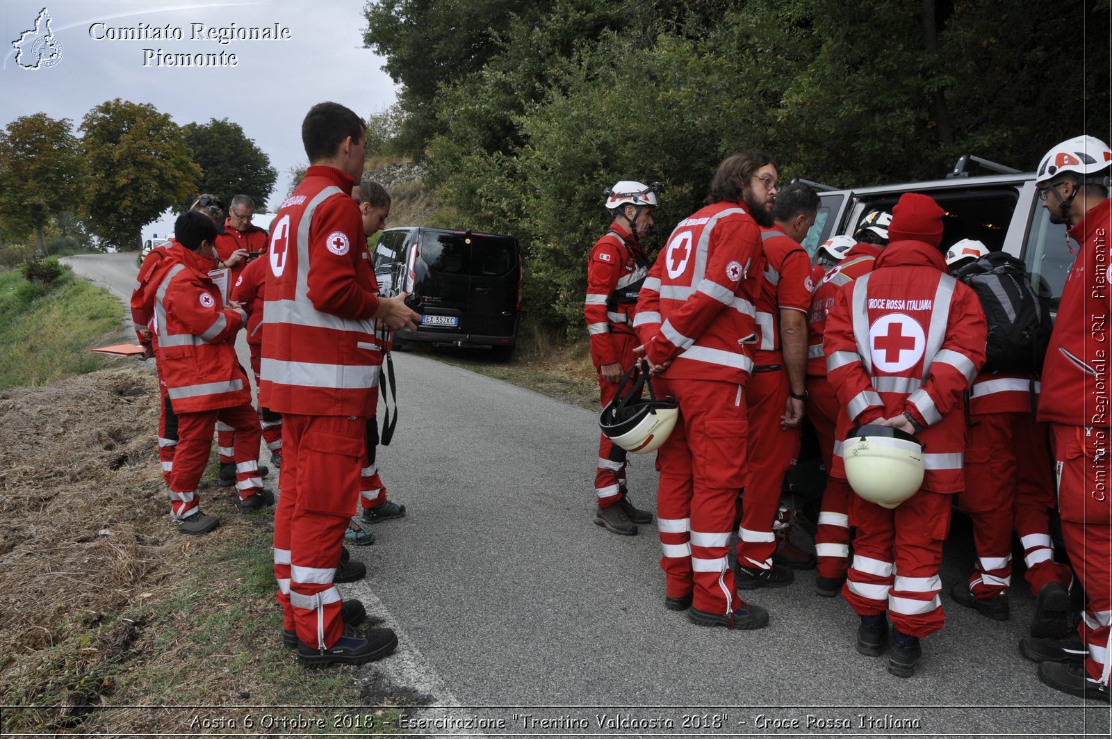 Aosta 6 Ottobre 2018 - Esercitazione "Trentino Valdaosta 2018" - Croce Rossa Italiana- Comitato Regionale del Piemonte