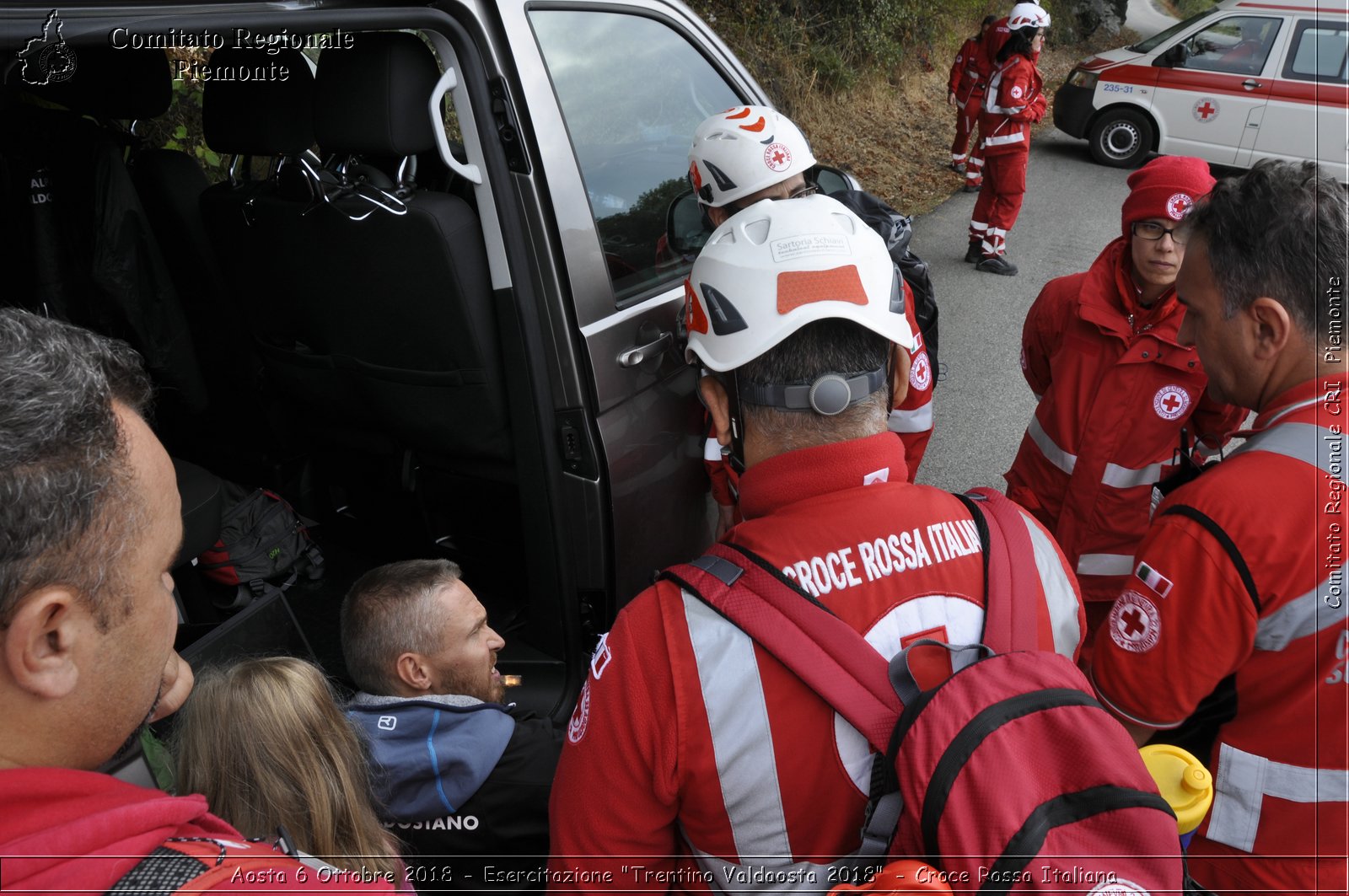 Aosta 6 Ottobre 2018 - Esercitazione "Trentino Valdaosta 2018" - Croce Rossa Italiana- Comitato Regionale del Piemonte