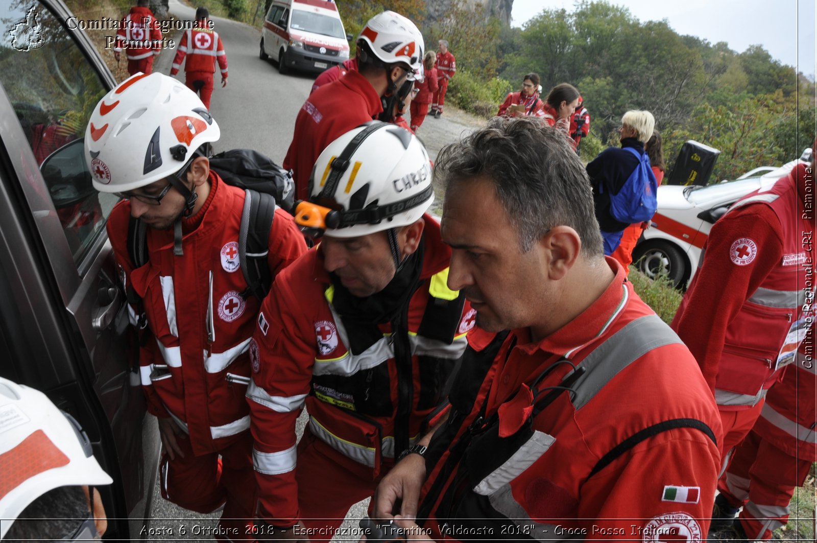 Aosta 6 Ottobre 2018 - Esercitazione "Trentino Valdaosta 2018" - Croce Rossa Italiana- Comitato Regionale del Piemonte