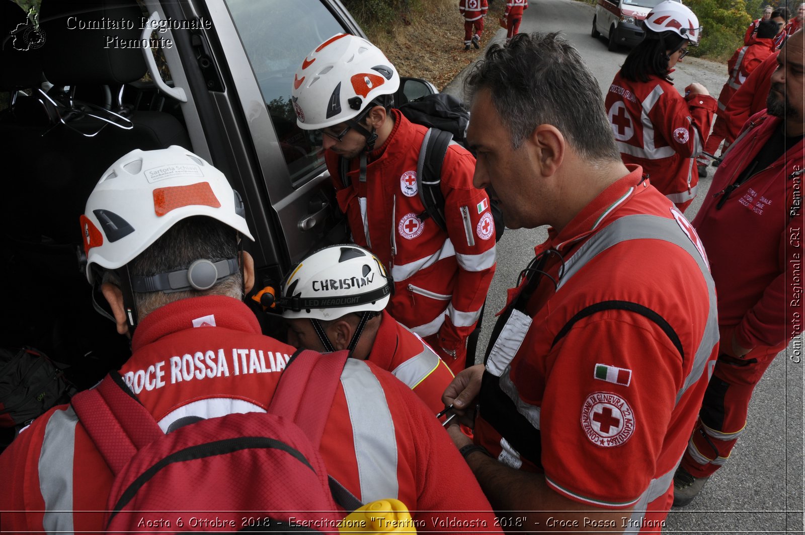 Aosta 6 Ottobre 2018 - Esercitazione "Trentino Valdaosta 2018" - Croce Rossa Italiana- Comitato Regionale del Piemonte