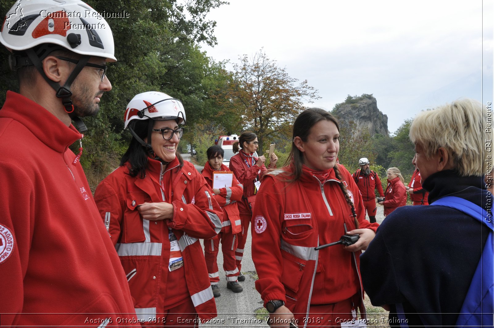 Aosta 6 Ottobre 2018 - Esercitazione "Trentino Valdaosta 2018" - Croce Rossa Italiana- Comitato Regionale del Piemonte