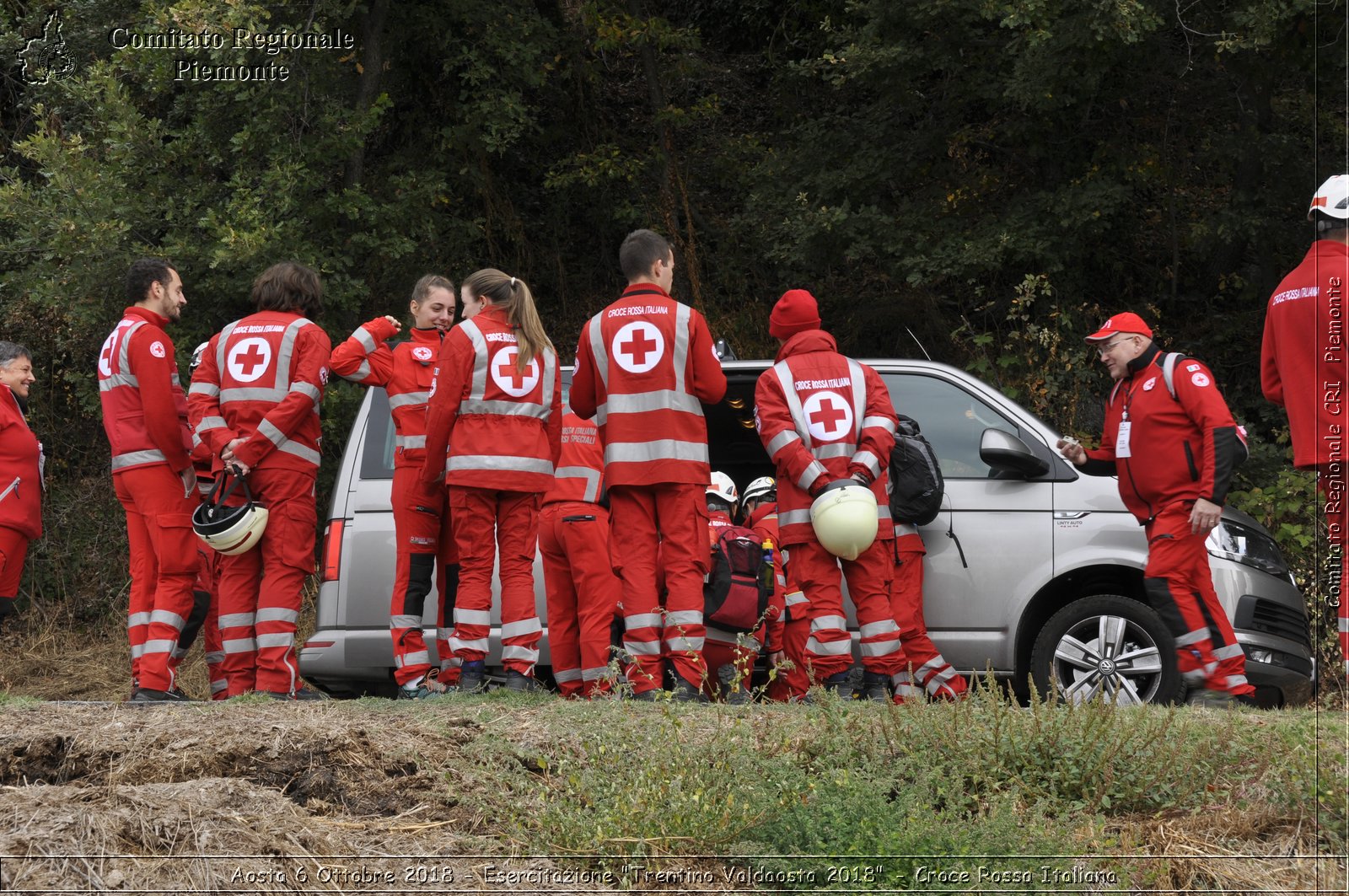 Aosta 6 Ottobre 2018 - Esercitazione "Trentino Valdaosta 2018" - Croce Rossa Italiana- Comitato Regionale del Piemonte