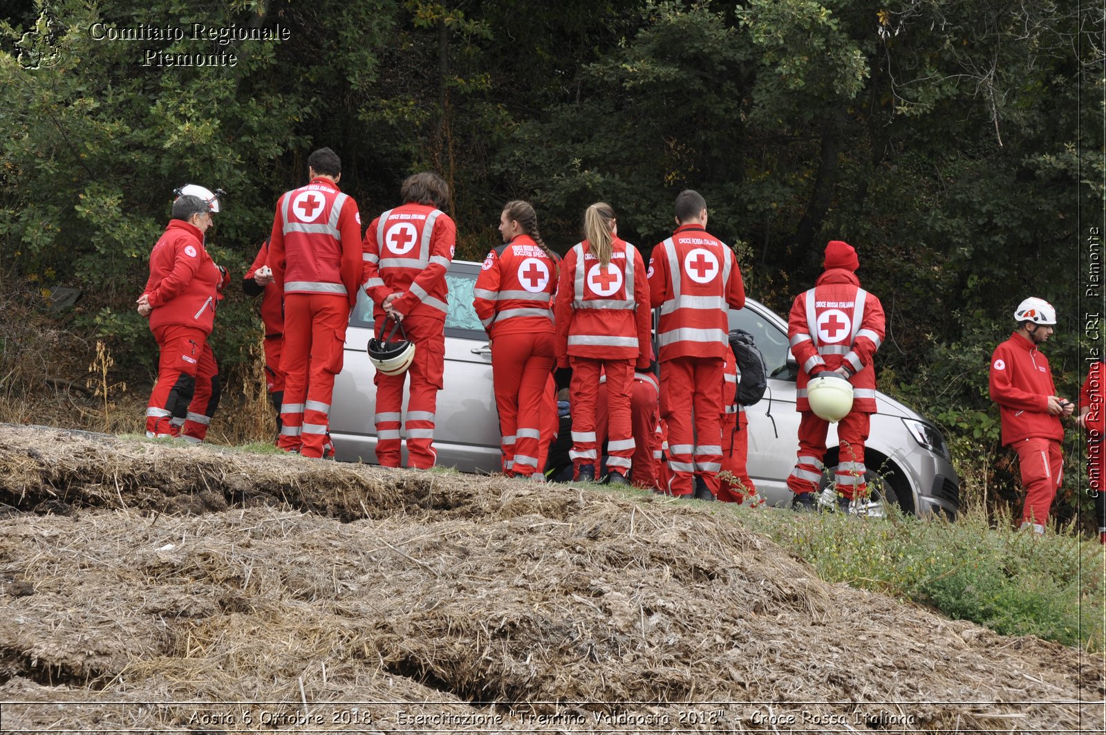 Aosta 6 Ottobre 2018 - Esercitazione "Trentino Valdaosta 2018" - Croce Rossa Italiana- Comitato Regionale del Piemonte