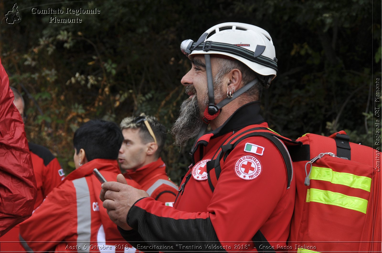 Aosta 6 Ottobre 2018 - Esercitazione "Trentino Valdaosta 2018" - Croce Rossa Italiana- Comitato Regionale del Piemonte