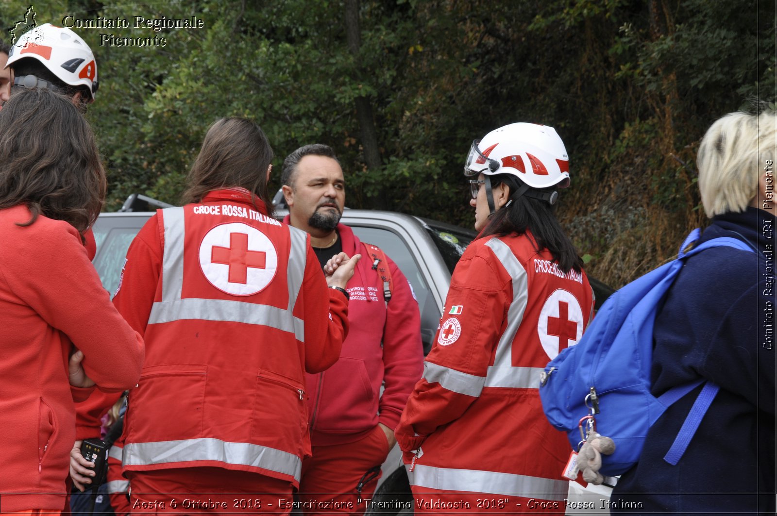 Aosta 6 Ottobre 2018 - Esercitazione "Trentino Valdaosta 2018" - Croce Rossa Italiana- Comitato Regionale del Piemonte