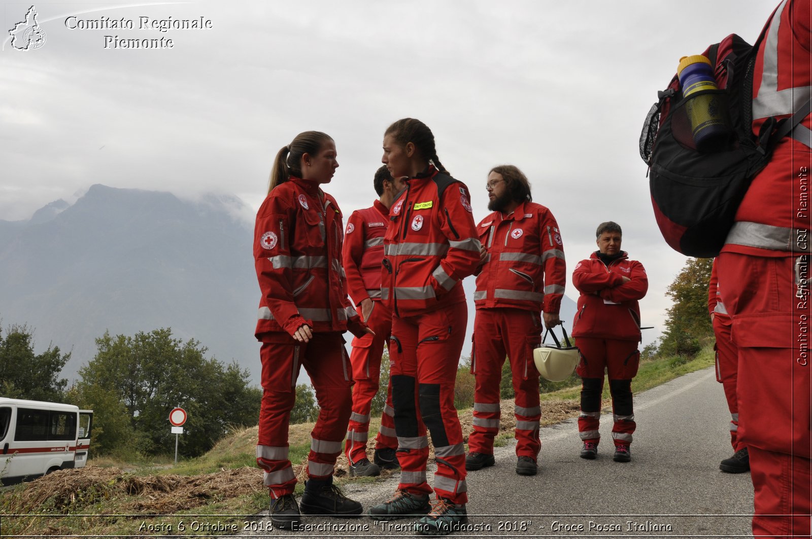 Aosta 6 Ottobre 2018 - Esercitazione "Trentino Valdaosta 2018" - Croce Rossa Italiana- Comitato Regionale del Piemonte