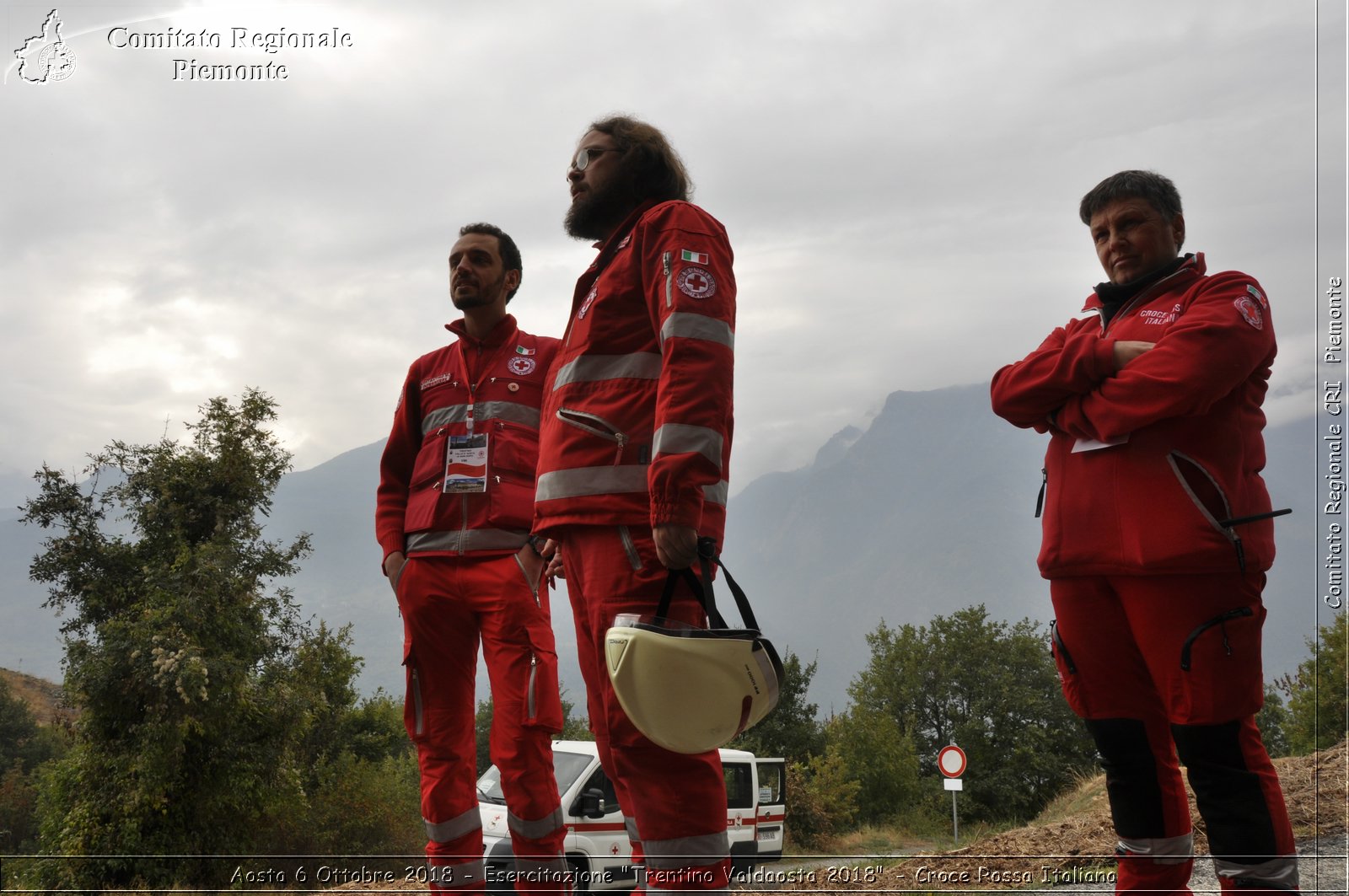 Aosta 6 Ottobre 2018 - Esercitazione "Trentino Valdaosta 2018" - Croce Rossa Italiana- Comitato Regionale del Piemonte