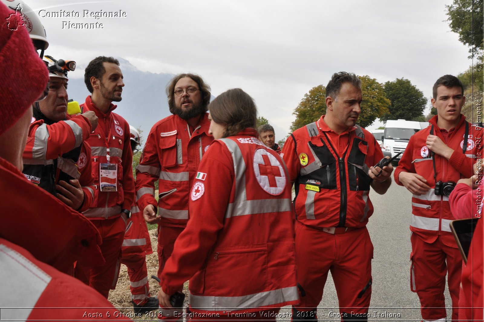 Aosta 6 Ottobre 2018 - Esercitazione "Trentino Valdaosta 2018" - Croce Rossa Italiana- Comitato Regionale del Piemonte