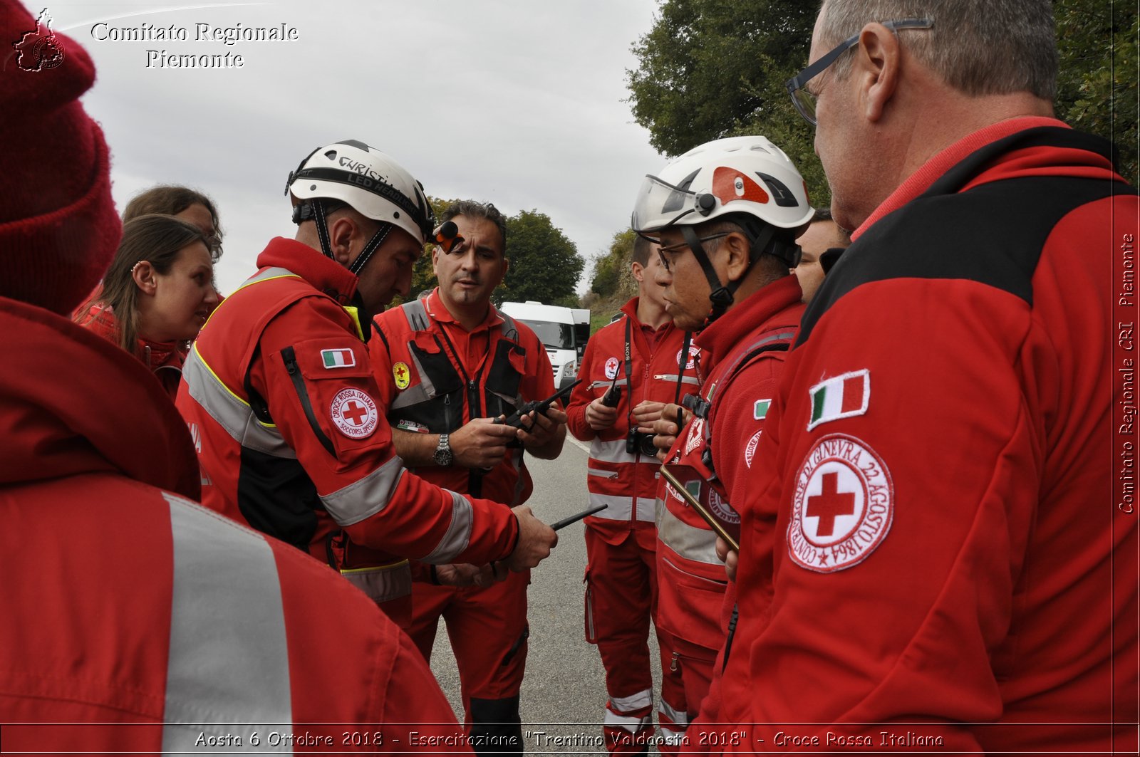 Aosta 6 Ottobre 2018 - Esercitazione "Trentino Valdaosta 2018" - Croce Rossa Italiana- Comitato Regionale del Piemonte