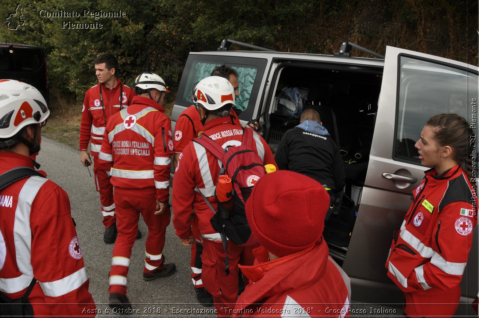 Aosta 6 Ottobre 2018 - Esercitazione "Trentino Valdaosta 2018" - Croce Rossa Italiana- Comitato Regionale del Piemonte