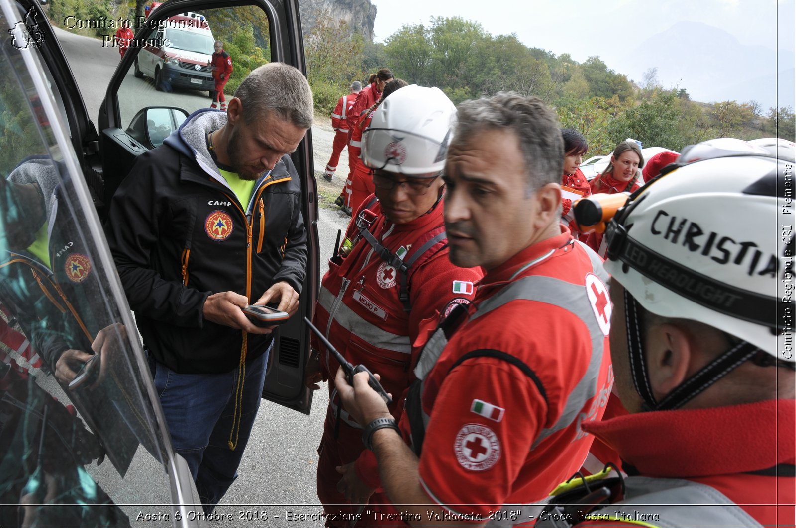 Aosta 6 Ottobre 2018 - Esercitazione "Trentino Valdaosta 2018" - Croce Rossa Italiana- Comitato Regionale del Piemonte