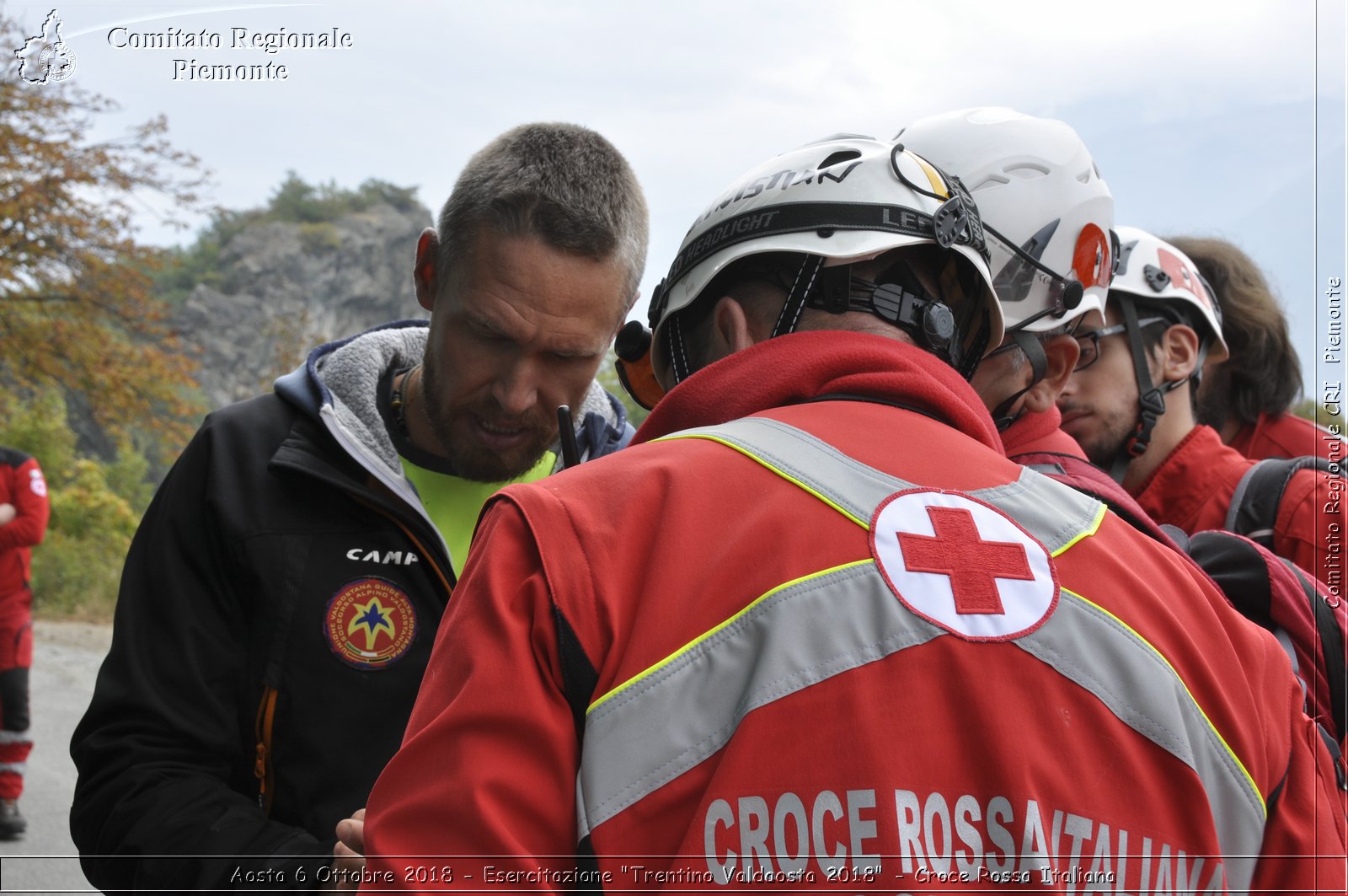 Aosta 6 Ottobre 2018 - Esercitazione "Trentino Valdaosta 2018" - Croce Rossa Italiana- Comitato Regionale del Piemonte