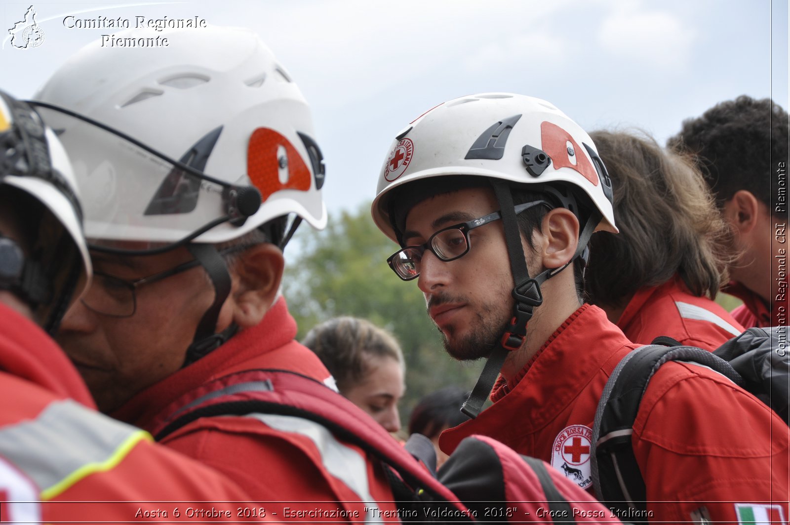 Aosta 6 Ottobre 2018 - Esercitazione "Trentino Valdaosta 2018" - Croce Rossa Italiana- Comitato Regionale del Piemonte