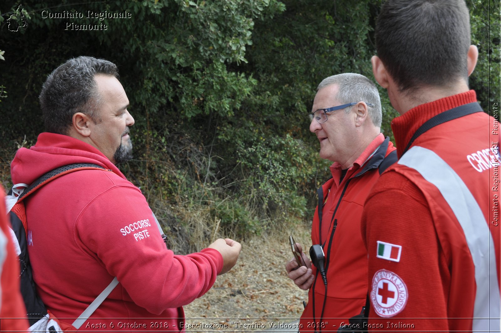 Aosta 6 Ottobre 2018 - Esercitazione "Trentino Valdaosta 2018" - Croce Rossa Italiana- Comitato Regionale del Piemonte