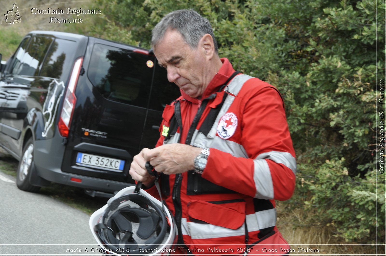 Aosta 6 Ottobre 2018 - Esercitazione "Trentino Valdaosta 2018" - Croce Rossa Italiana- Comitato Regionale del Piemonte