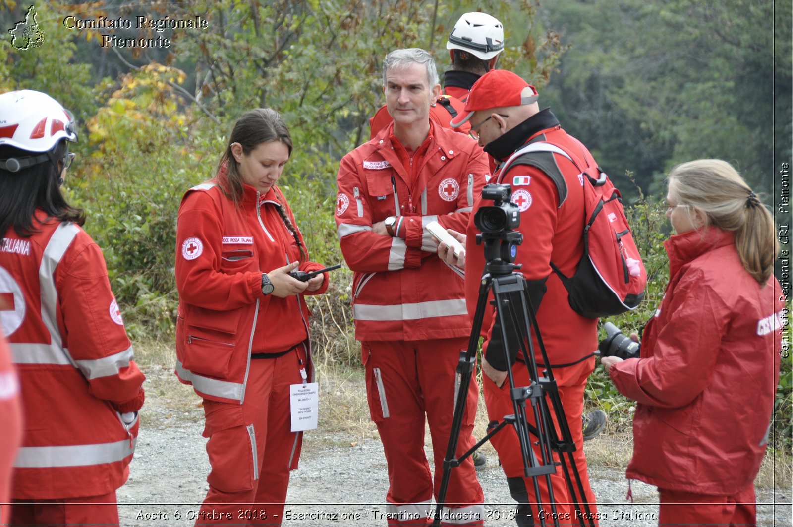 Aosta 6 Ottobre 2018 - Esercitazione "Trentino Valdaosta 2018" - Croce Rossa Italiana- Comitato Regionale del Piemonte