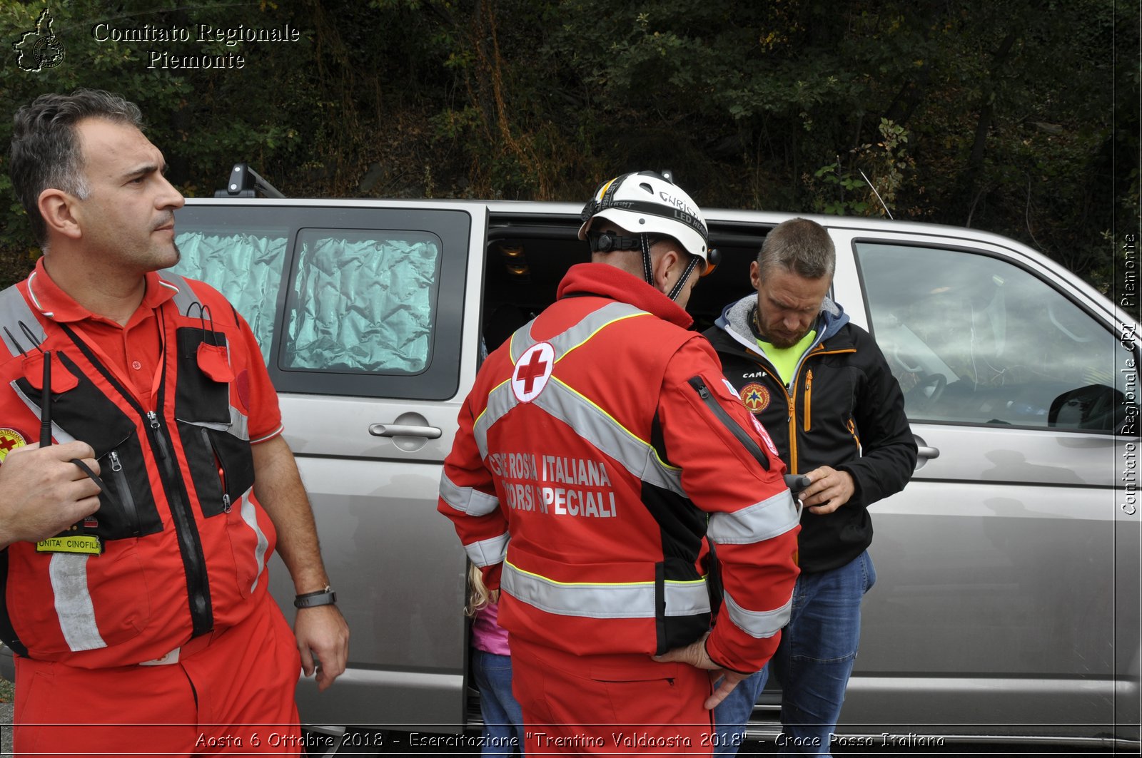 Aosta 6 Ottobre 2018 - Esercitazione "Trentino Valdaosta 2018" - Croce Rossa Italiana- Comitato Regionale del Piemonte