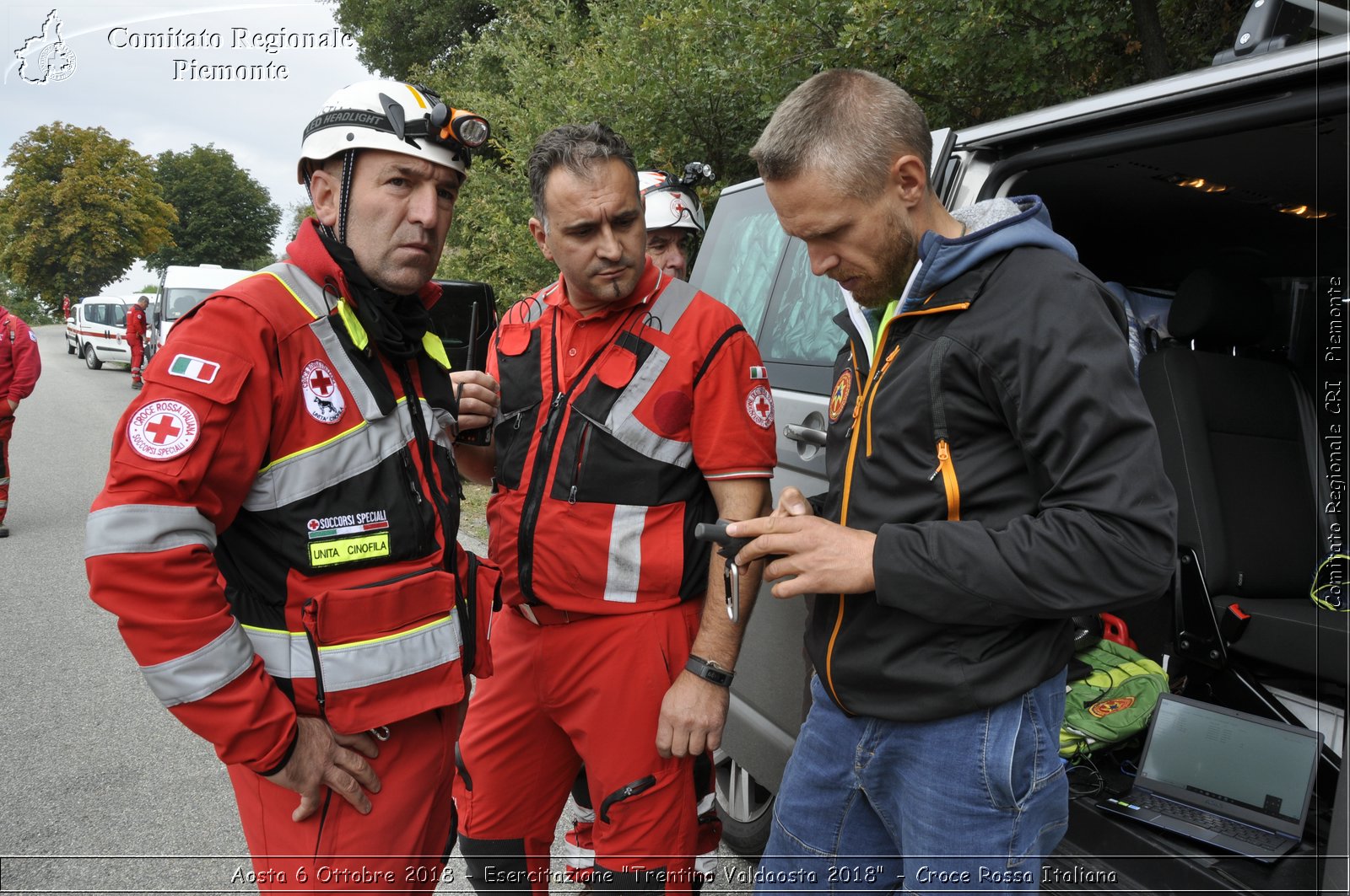 Aosta 6 Ottobre 2018 - Esercitazione "Trentino Valdaosta 2018" - Croce Rossa Italiana- Comitato Regionale del Piemonte