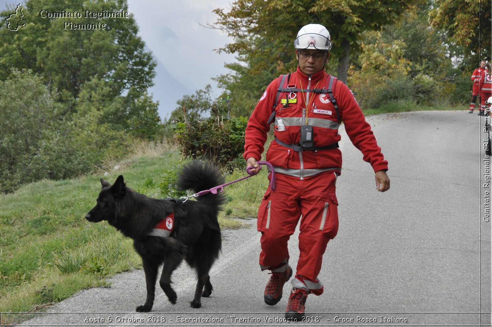 Aosta 6 Ottobre 2018 - Esercitazione "Trentino Valdaosta 2018" - Croce Rossa Italiana- Comitato Regionale del Piemonte