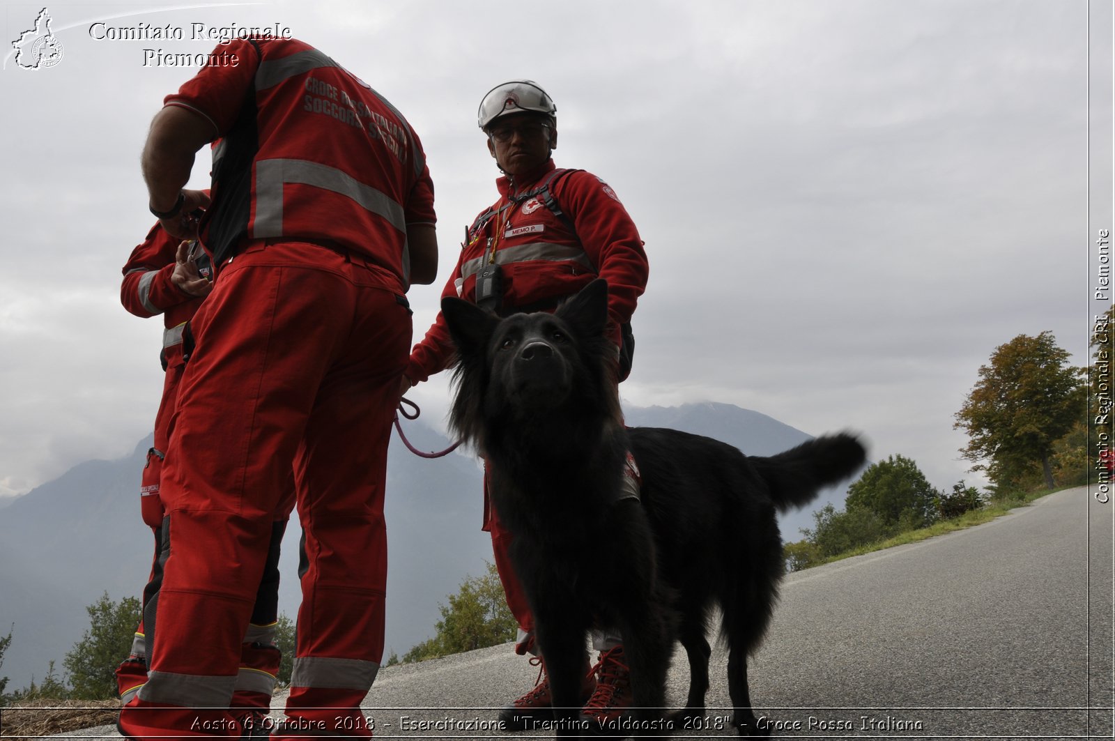 Aosta 6 Ottobre 2018 - Esercitazione "Trentino Valdaosta 2018" - Croce Rossa Italiana- Comitato Regionale del Piemonte