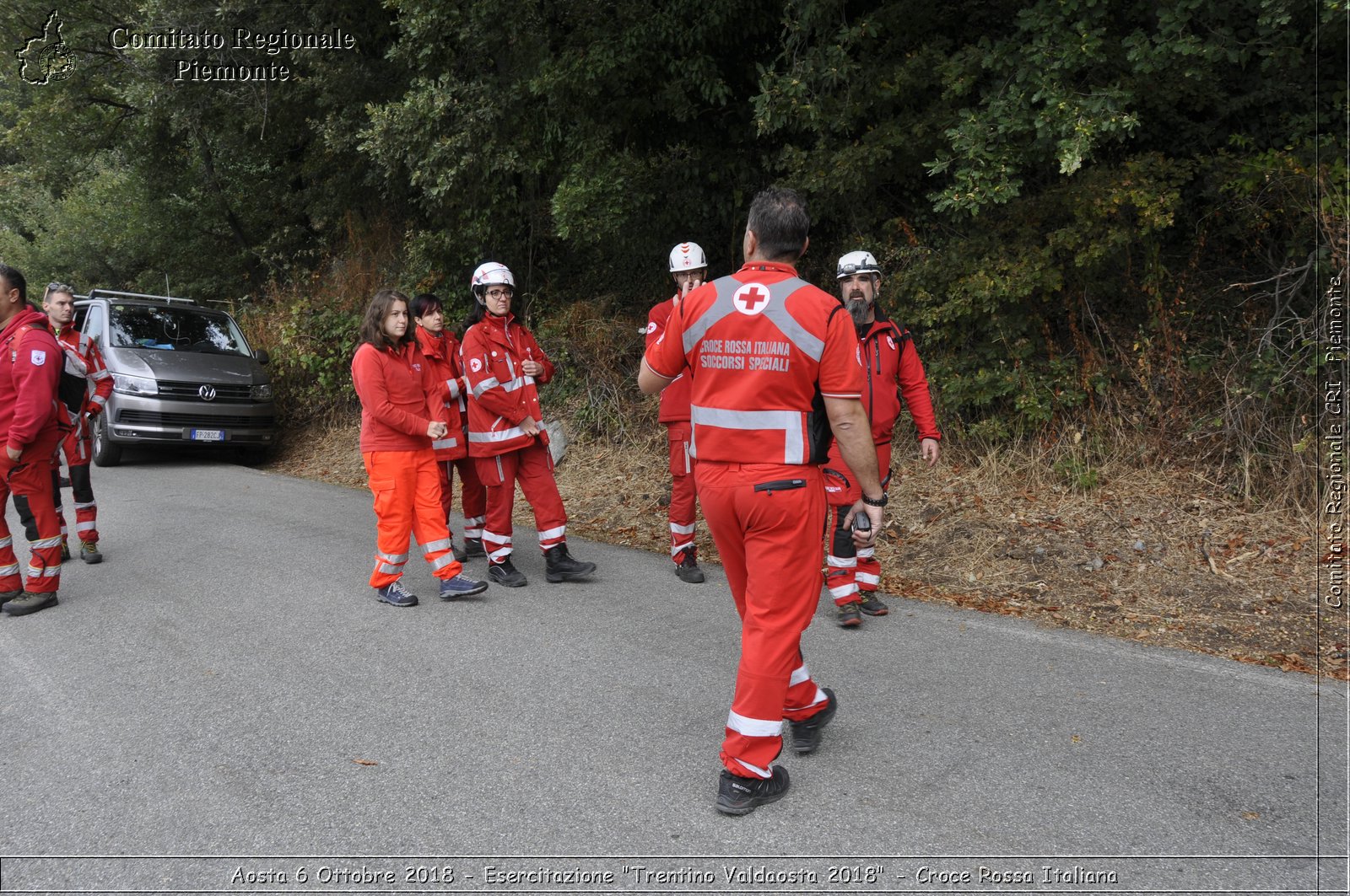 Aosta 6 Ottobre 2018 - Esercitazione "Trentino Valdaosta 2018" - Croce Rossa Italiana- Comitato Regionale del Piemonte