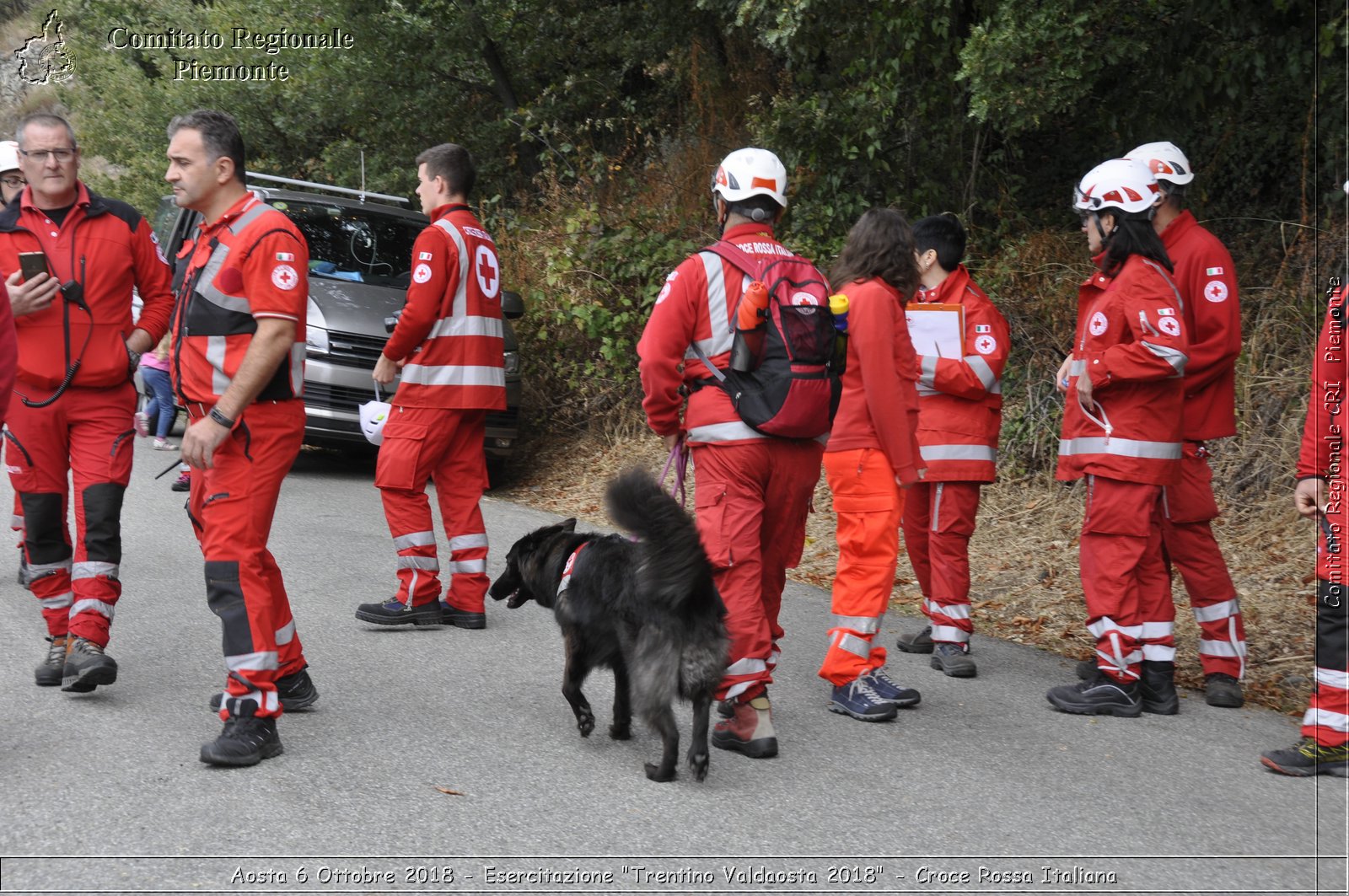 Aosta 6 Ottobre 2018 - Esercitazione "Trentino Valdaosta 2018" - Croce Rossa Italiana- Comitato Regionale del Piemonte