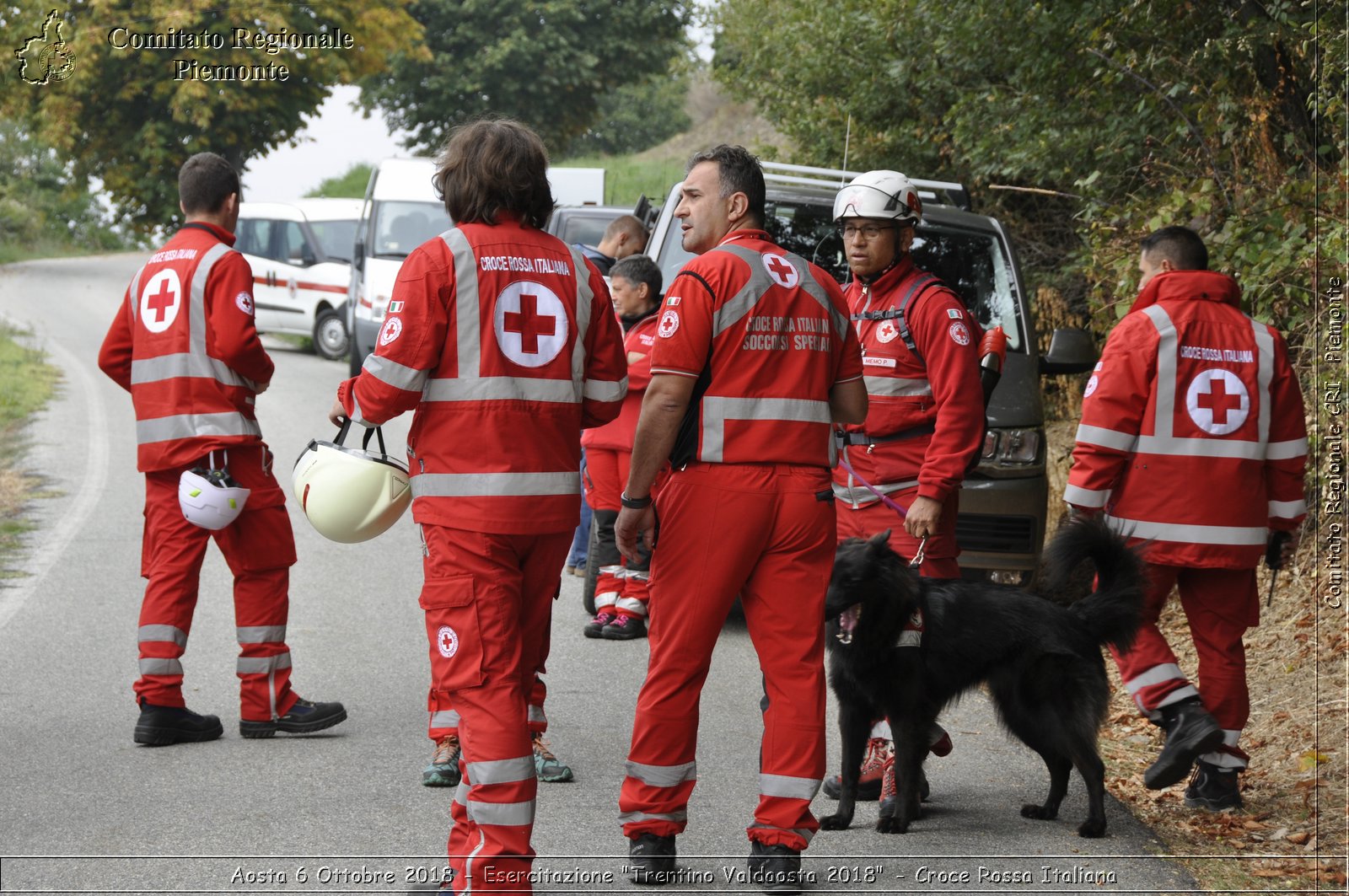 Aosta 6 Ottobre 2018 - Esercitazione "Trentino Valdaosta 2018" - Croce Rossa Italiana- Comitato Regionale del Piemonte