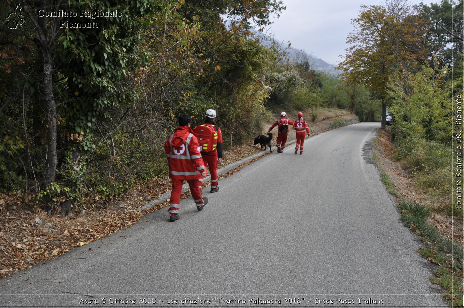 Aosta 6 Ottobre 2018 - Esercitazione "Trentino Valdaosta 2018" - Croce Rossa Italiana- Comitato Regionale del Piemonte