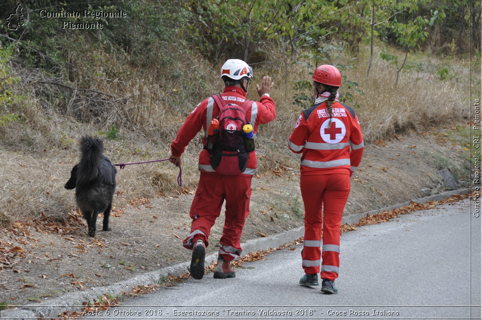 Aosta 6 Ottobre 2018 - Esercitazione "Trentino Valdaosta 2018" - Croce Rossa Italiana- Comitato Regionale del Piemonte