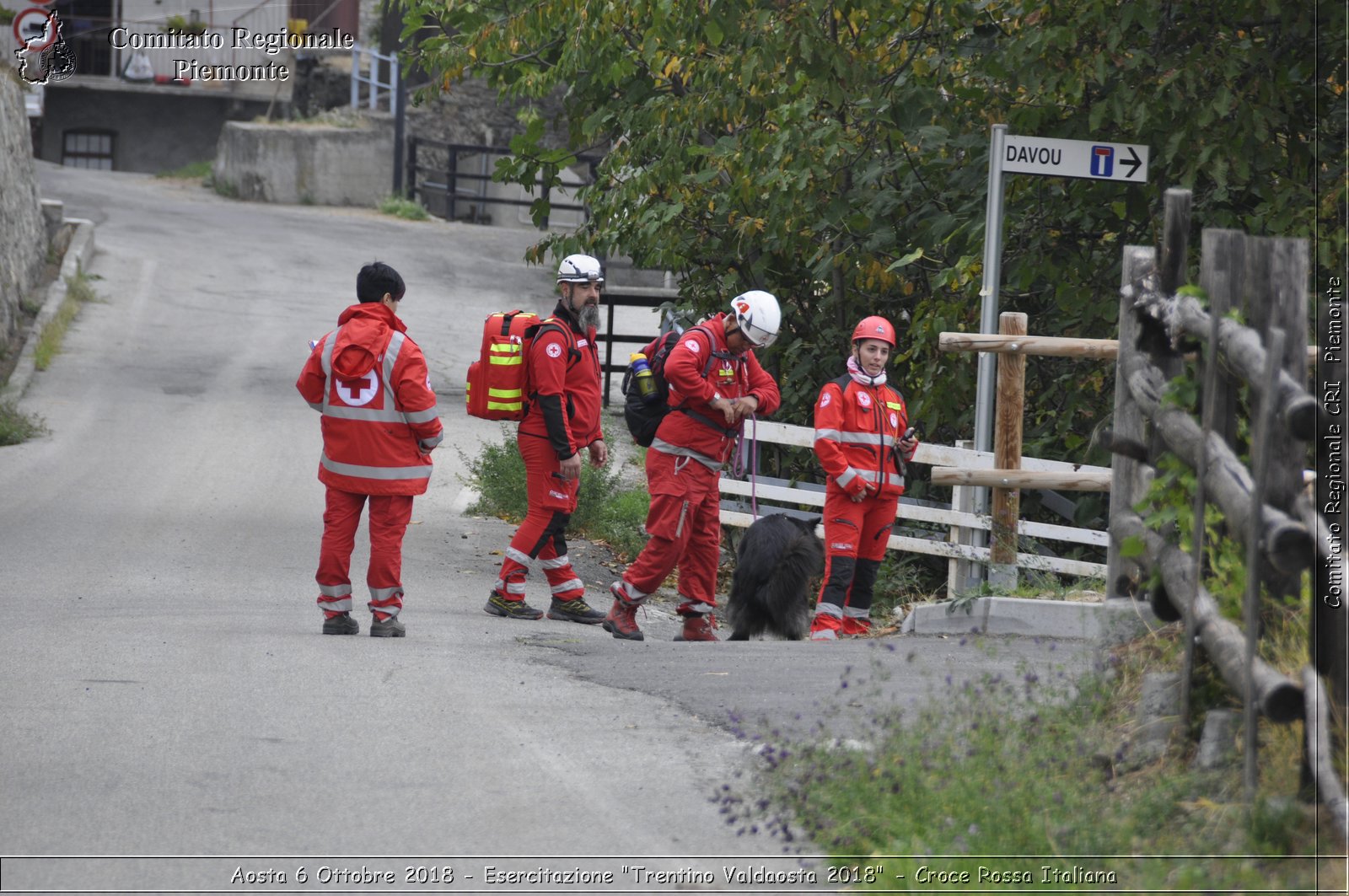 Aosta 6 Ottobre 2018 - Esercitazione "Trentino Valdaosta 2018" - Croce Rossa Italiana- Comitato Regionale del Piemonte